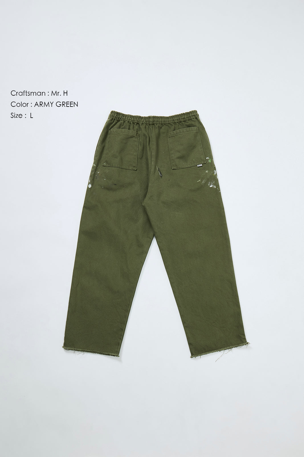 "Craftsman" リアルワークパンツ - ARMY GREEN