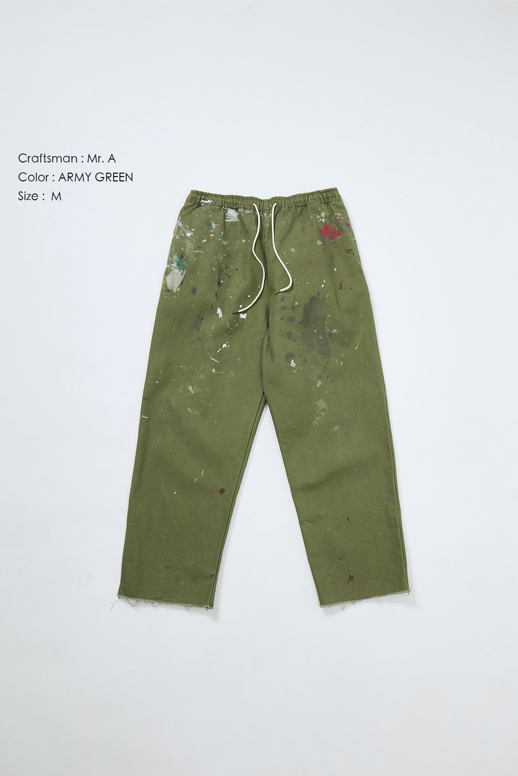 "Craftsman" リアルワークパンツ - ARMY GREEN