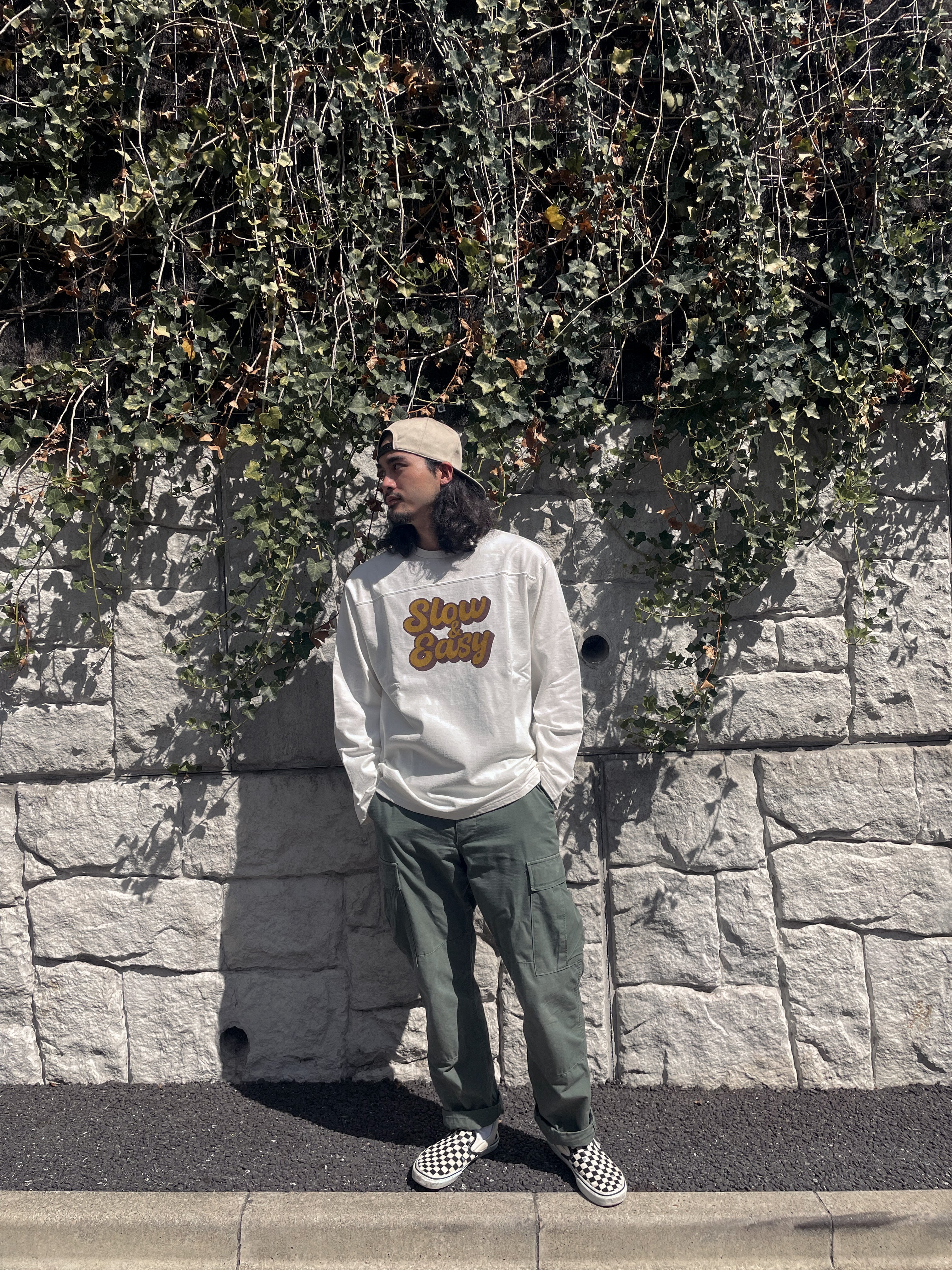 "Slow&Easy" クラシックベースボールキャップ