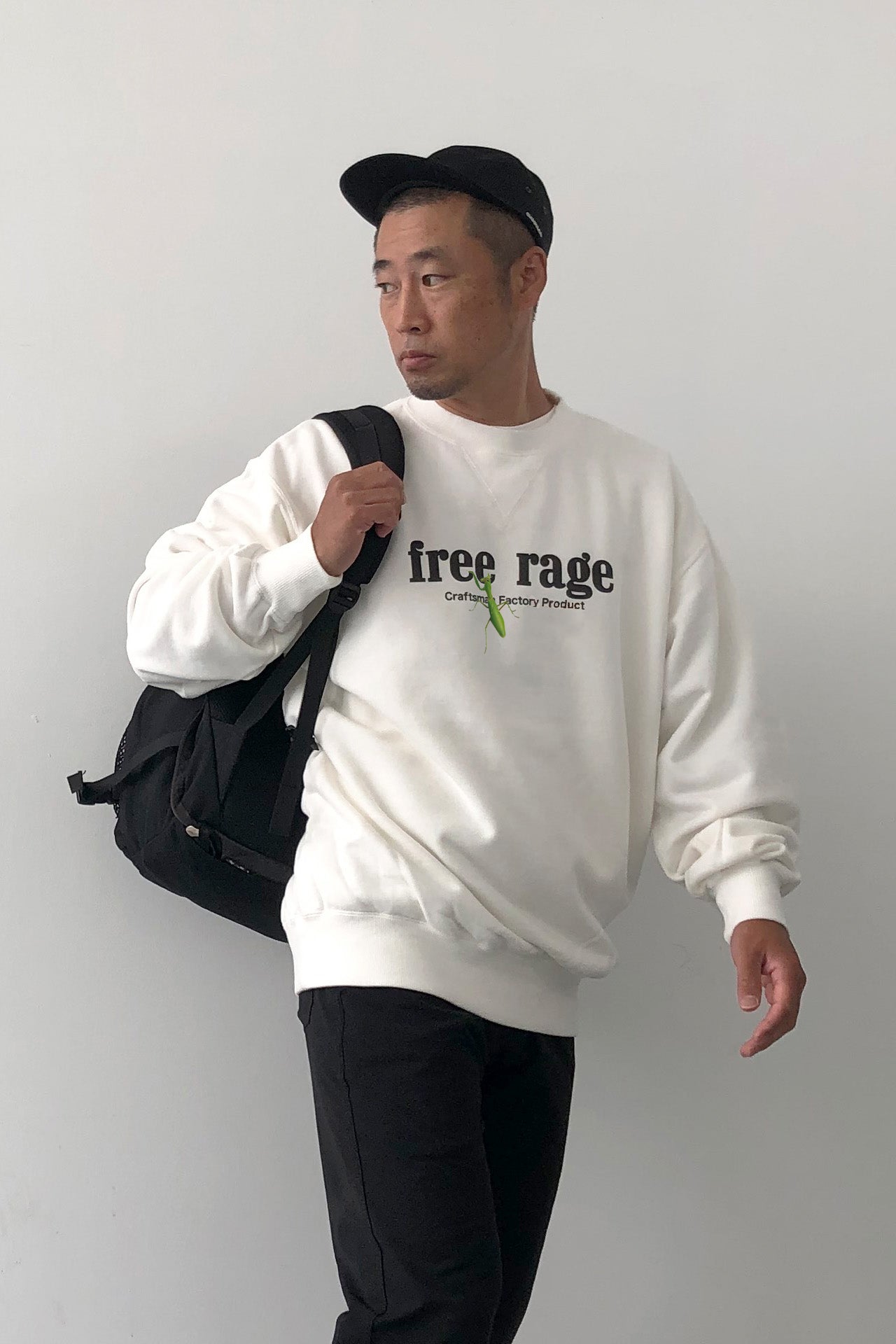 "カマキリ" 職人クルースウェット -Official Logo ver,-