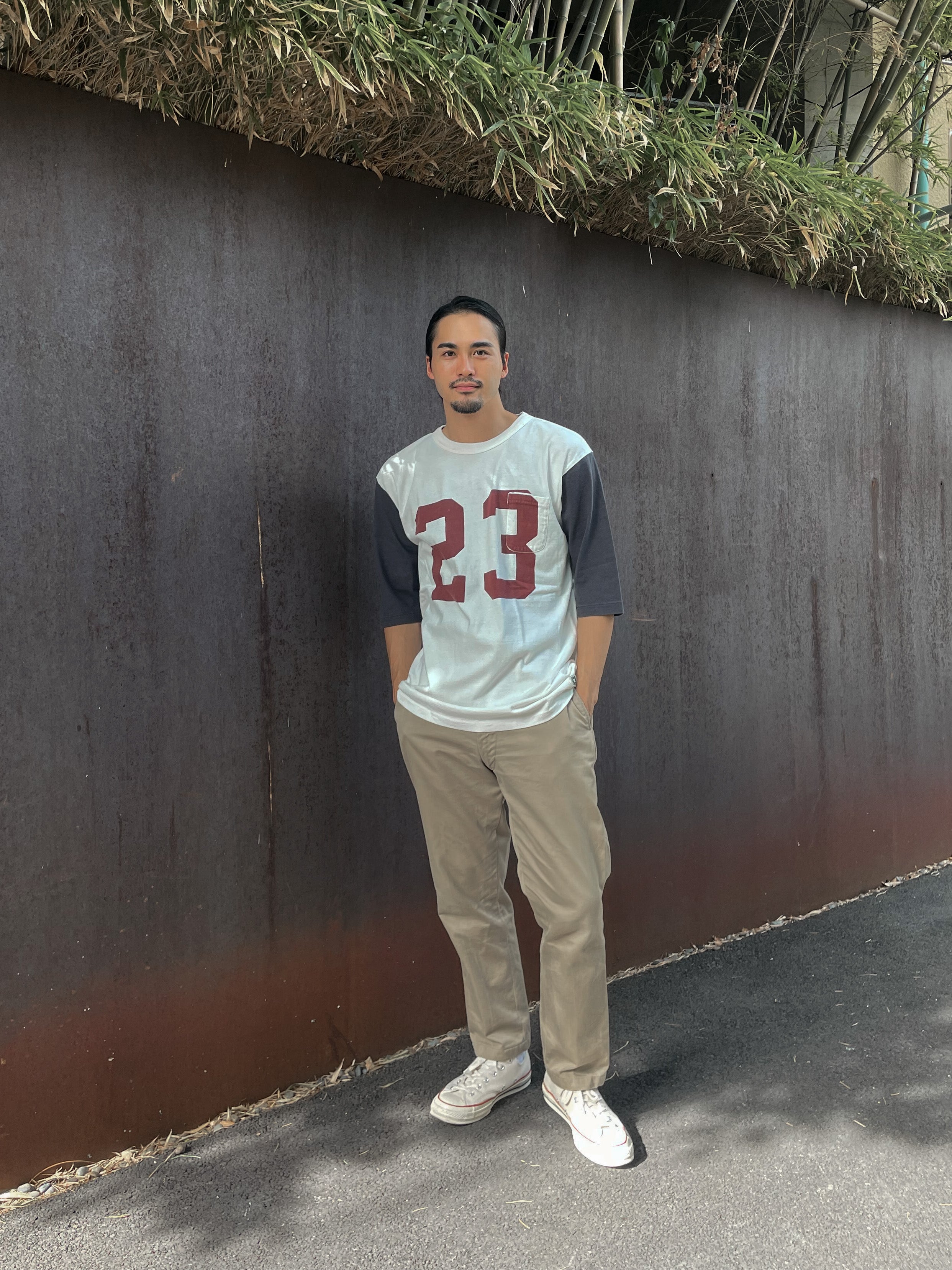 "No.23" ルーズフィットリサイクルコットンTee