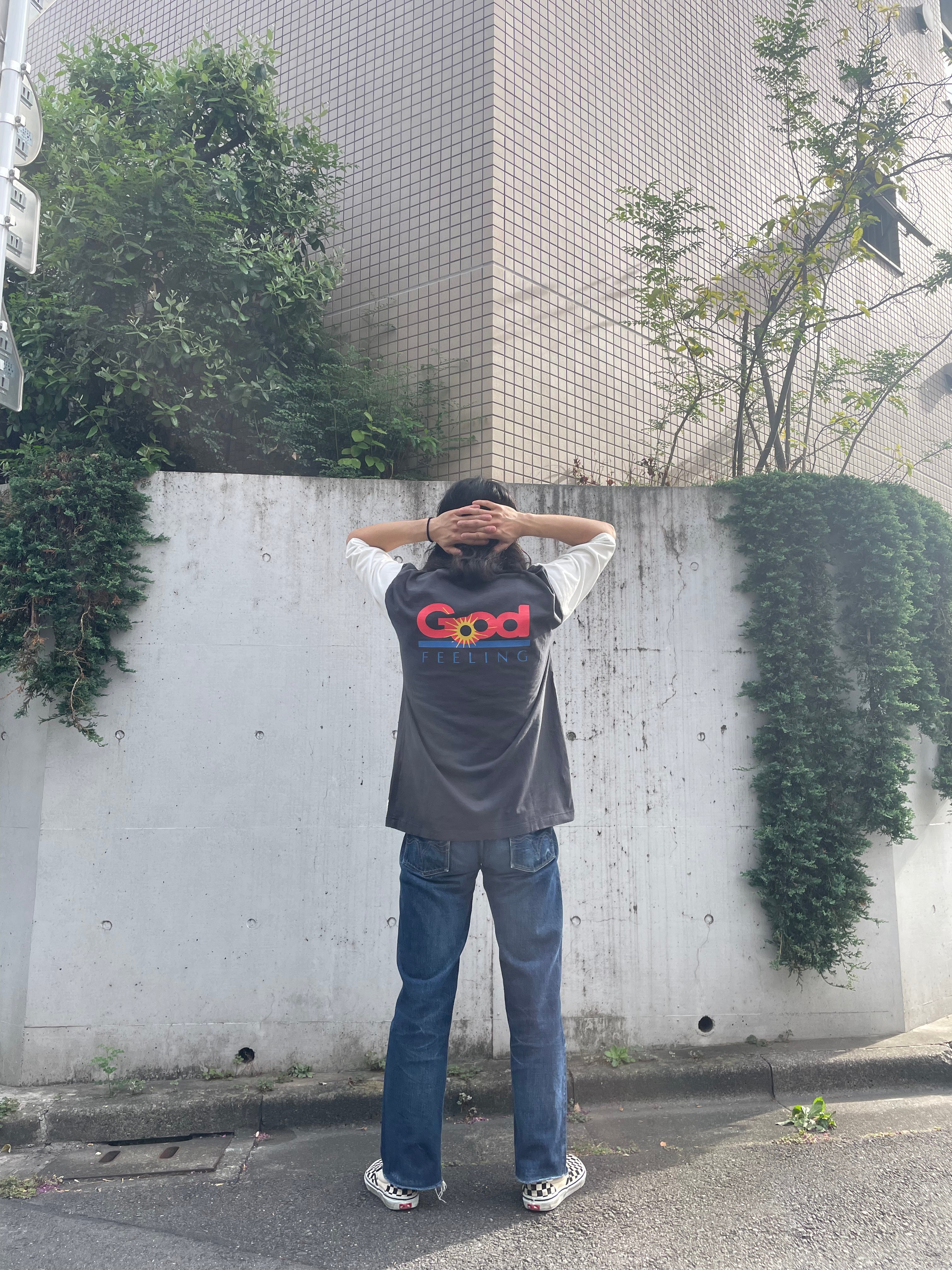 "Good Feeling" ルーズフィットリサイクルコットンTee