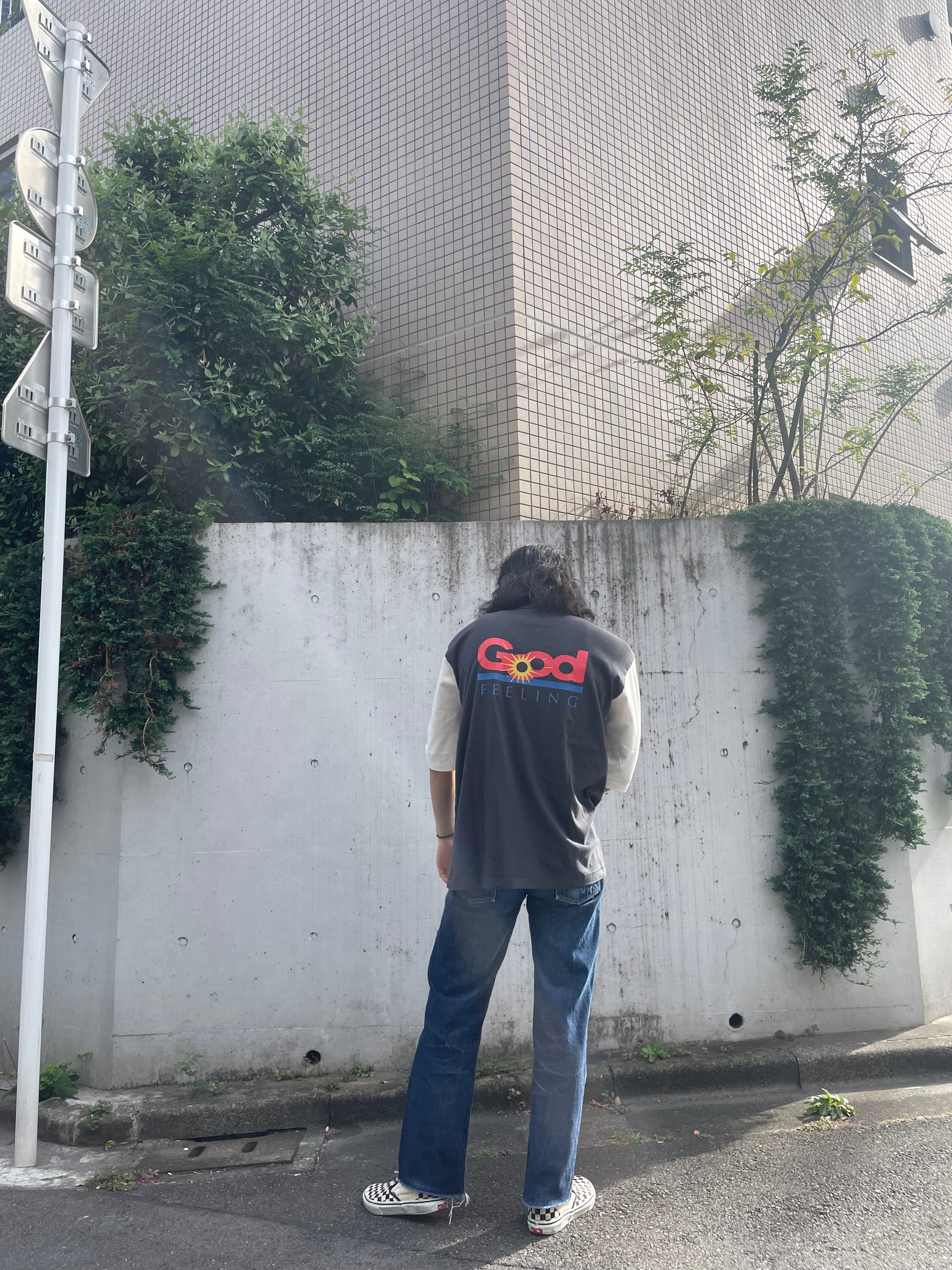"Good Feeling" ルーズフィットリサイクルコットンTee