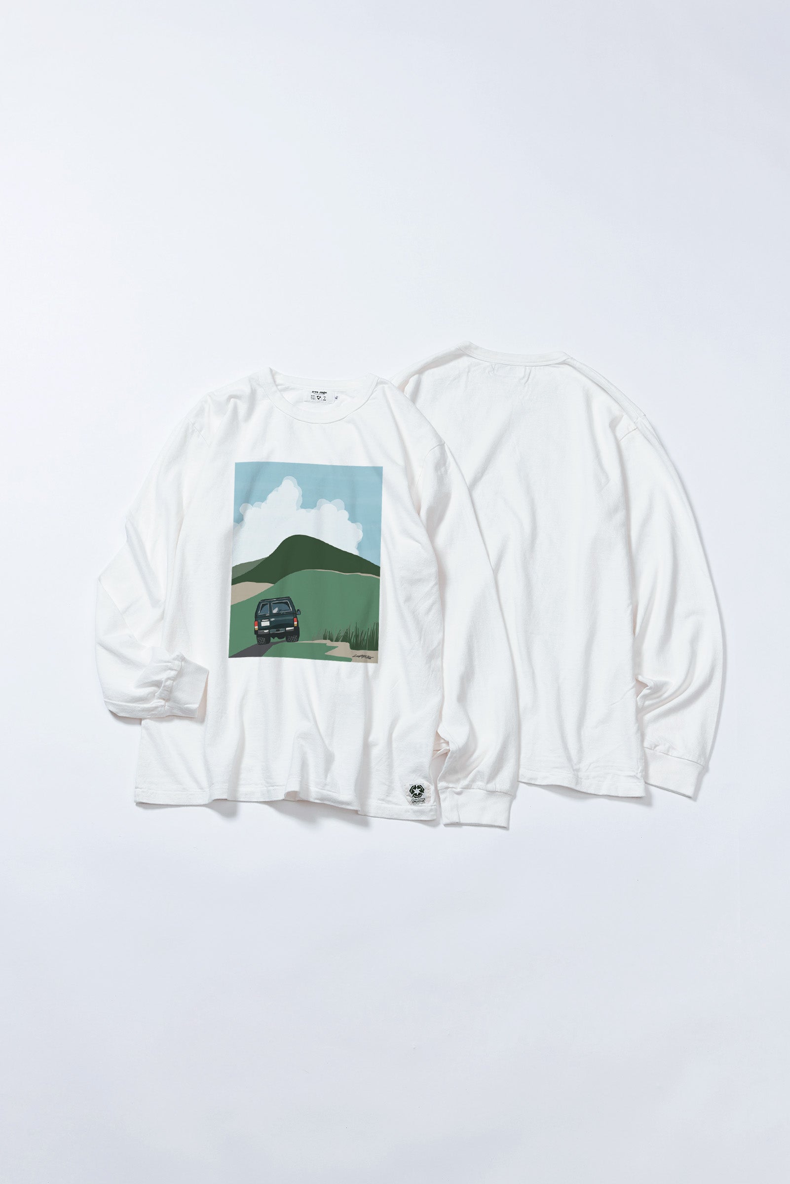 【予約商品】"Have a Good Journey" リサイクルコットンTee (長袖)