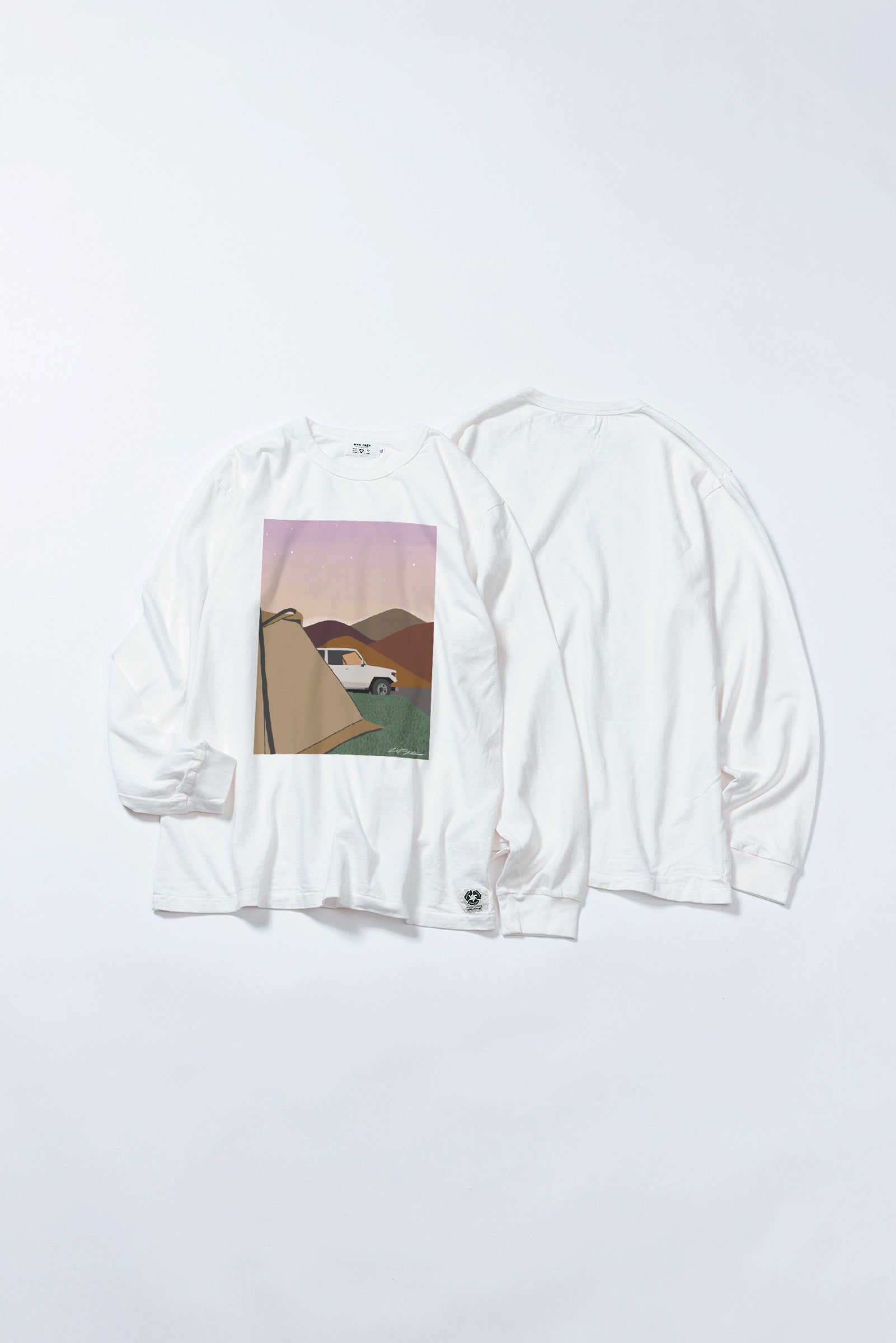 【予約商品】"Have a Good Journey" リサイクルコットンTee (長袖)