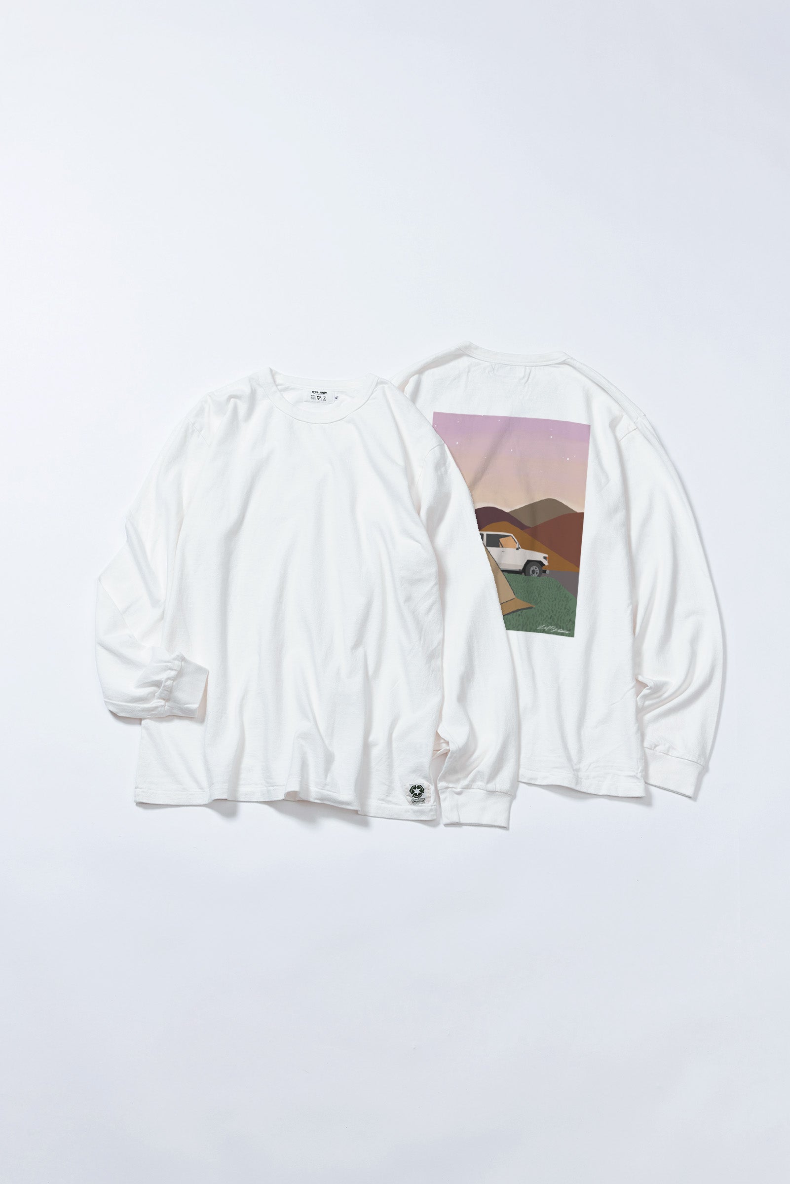 【予約商品】"Have a Good Journey" リサイクルコットンTee (長袖)