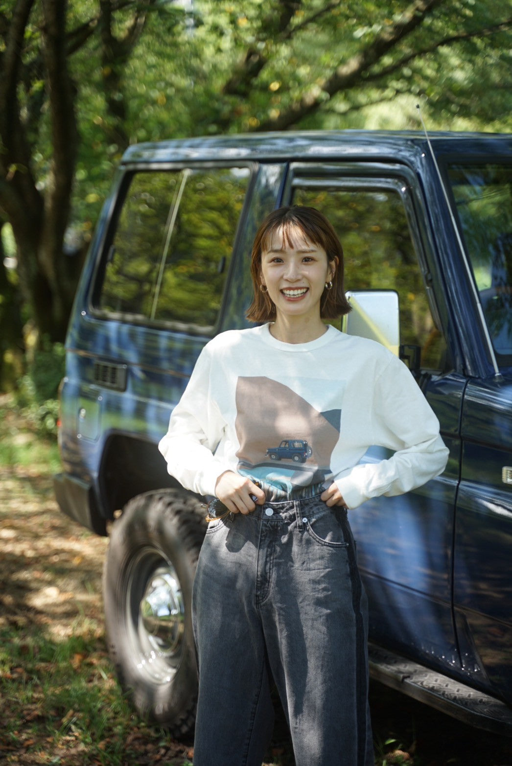 【予約商品】"Welcome Back!" リサイクルコットンTee (長袖)