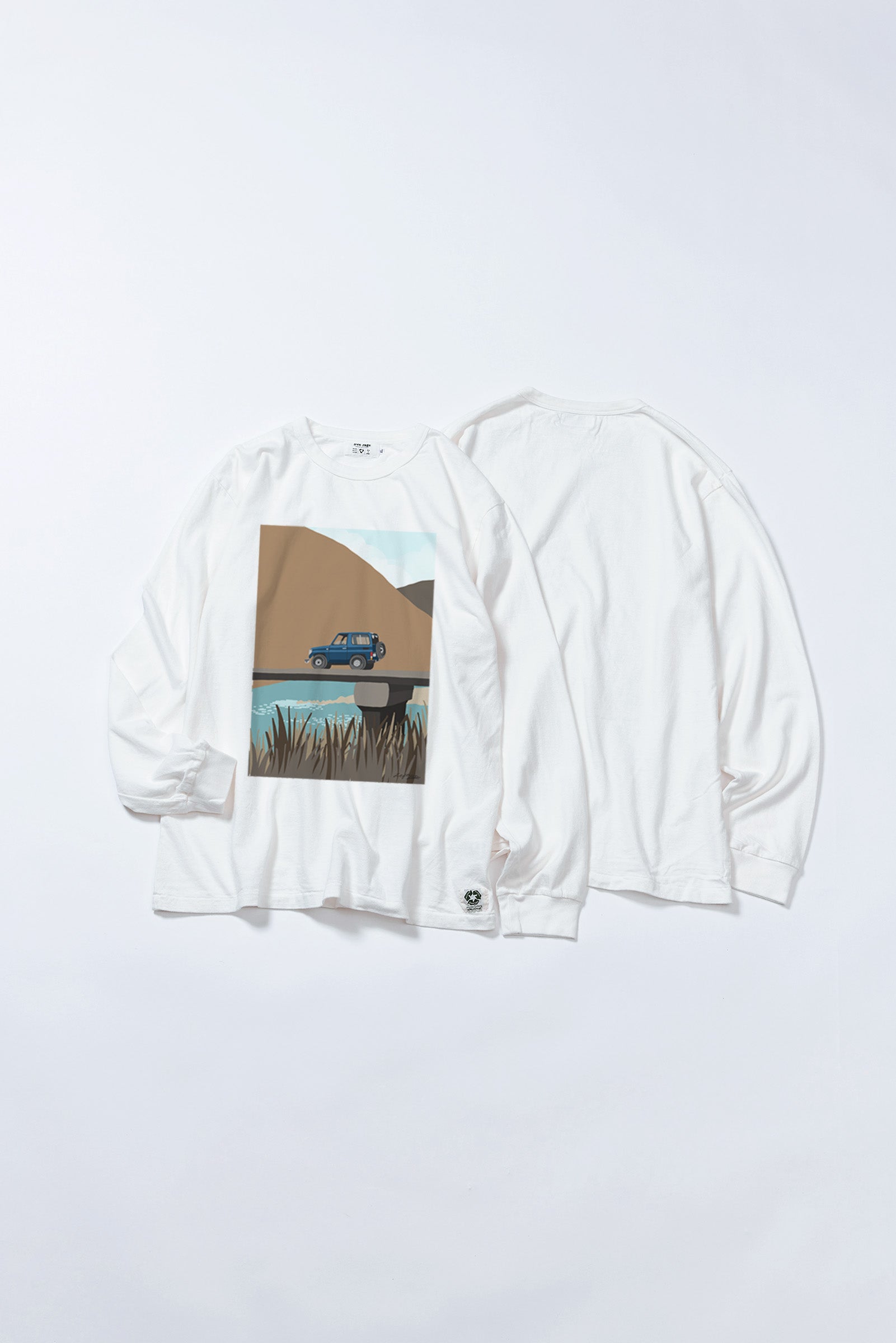 【予約商品】"Welcome Back!" リサイクルコットンTee (長袖)