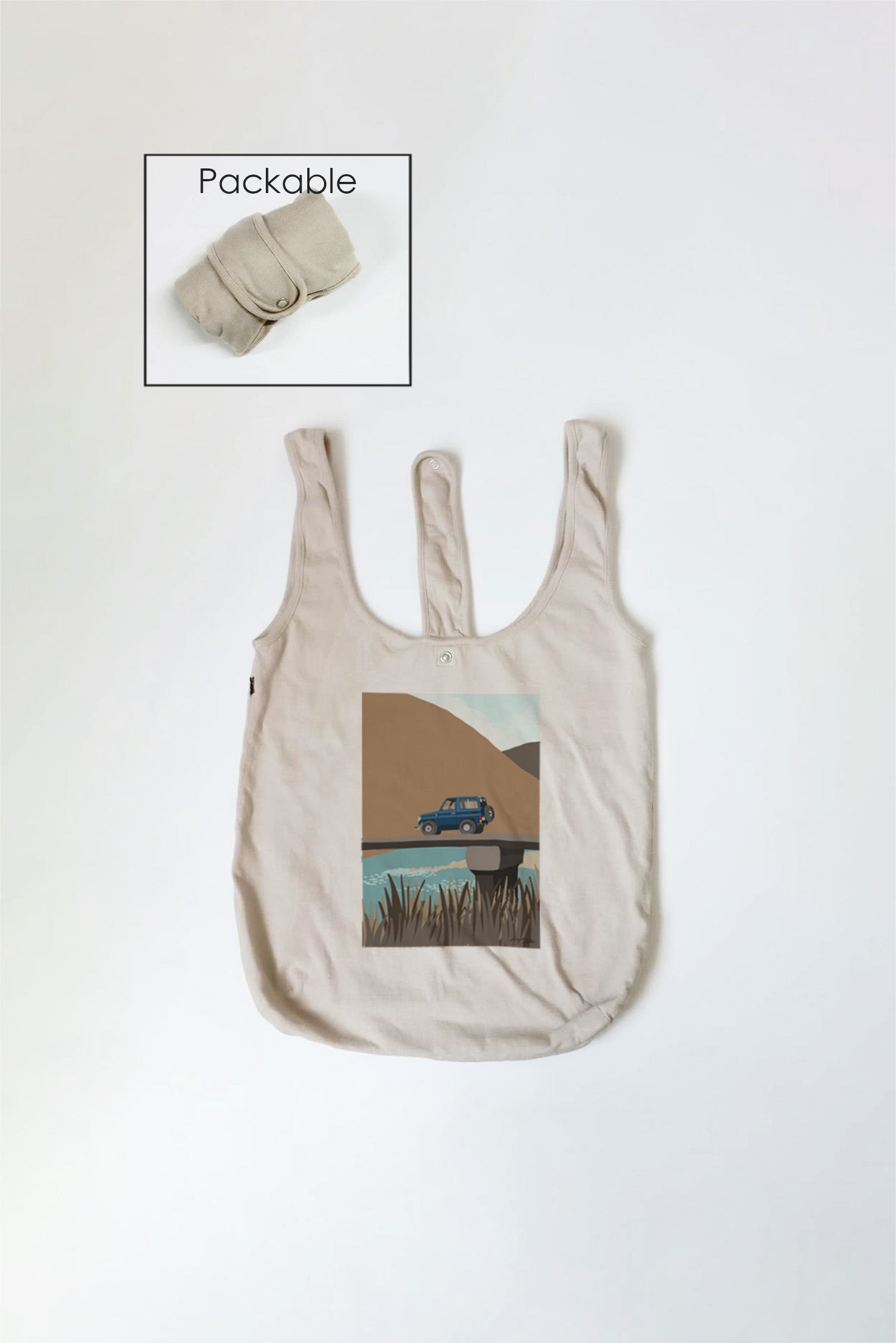 【予約商品】"Welcome Back!" リサイクルコットンエコバッグ
