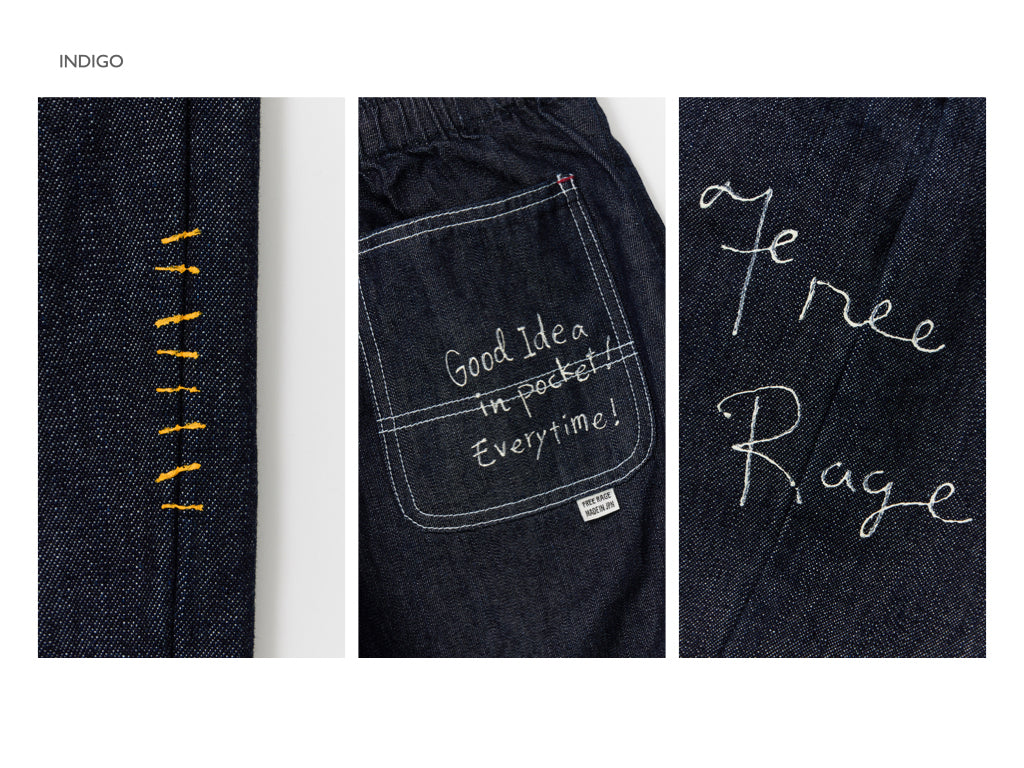 "10oz DENIM" ラフ&タフイージーパンツ -Hand Paint-/CRAFTSMAN VIBES ONLY
