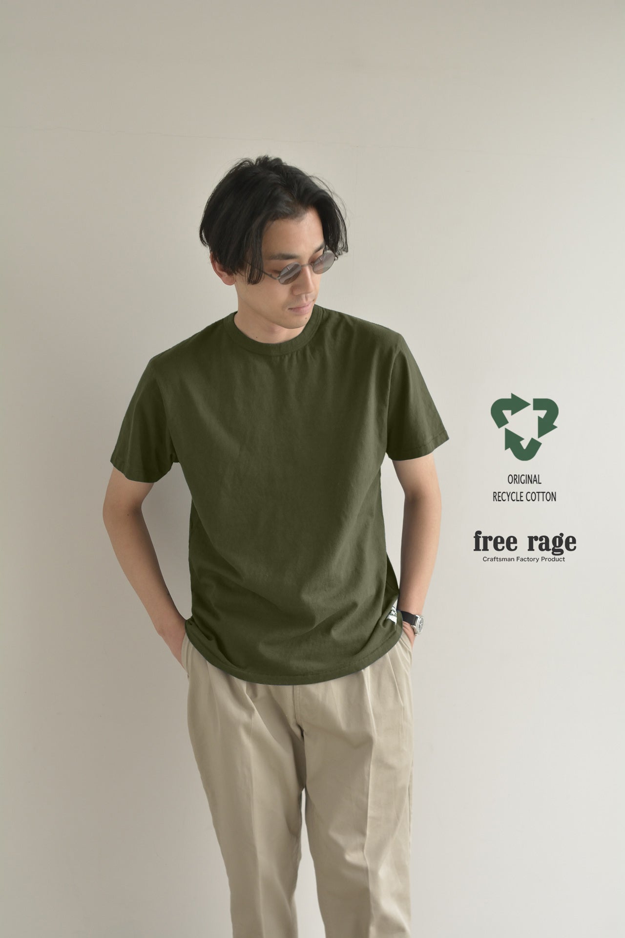 "Standard" リサイクルコットンTee (NEW ver,)