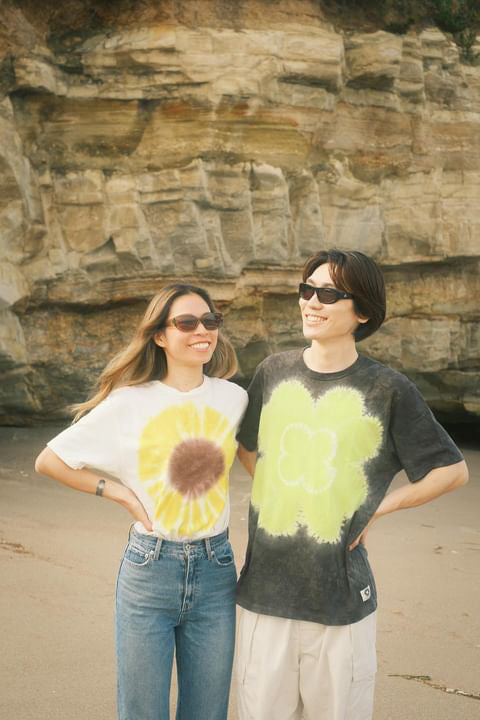 "HAND DYE" リサイクルコットンTee