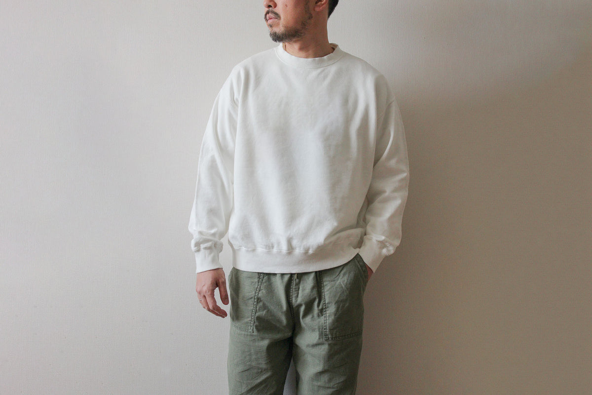 "STANDARD" 裏毛クルースウェット