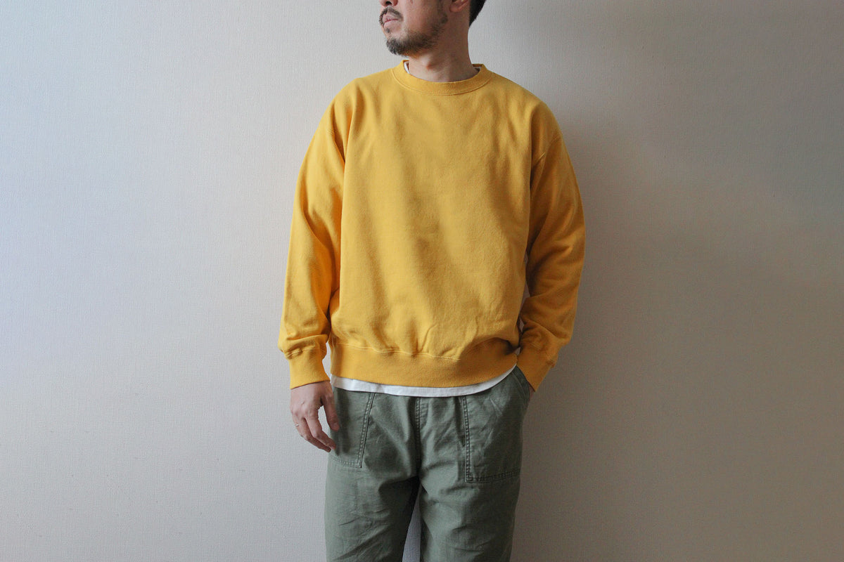 "STANDARD" 裏毛クルースウェット