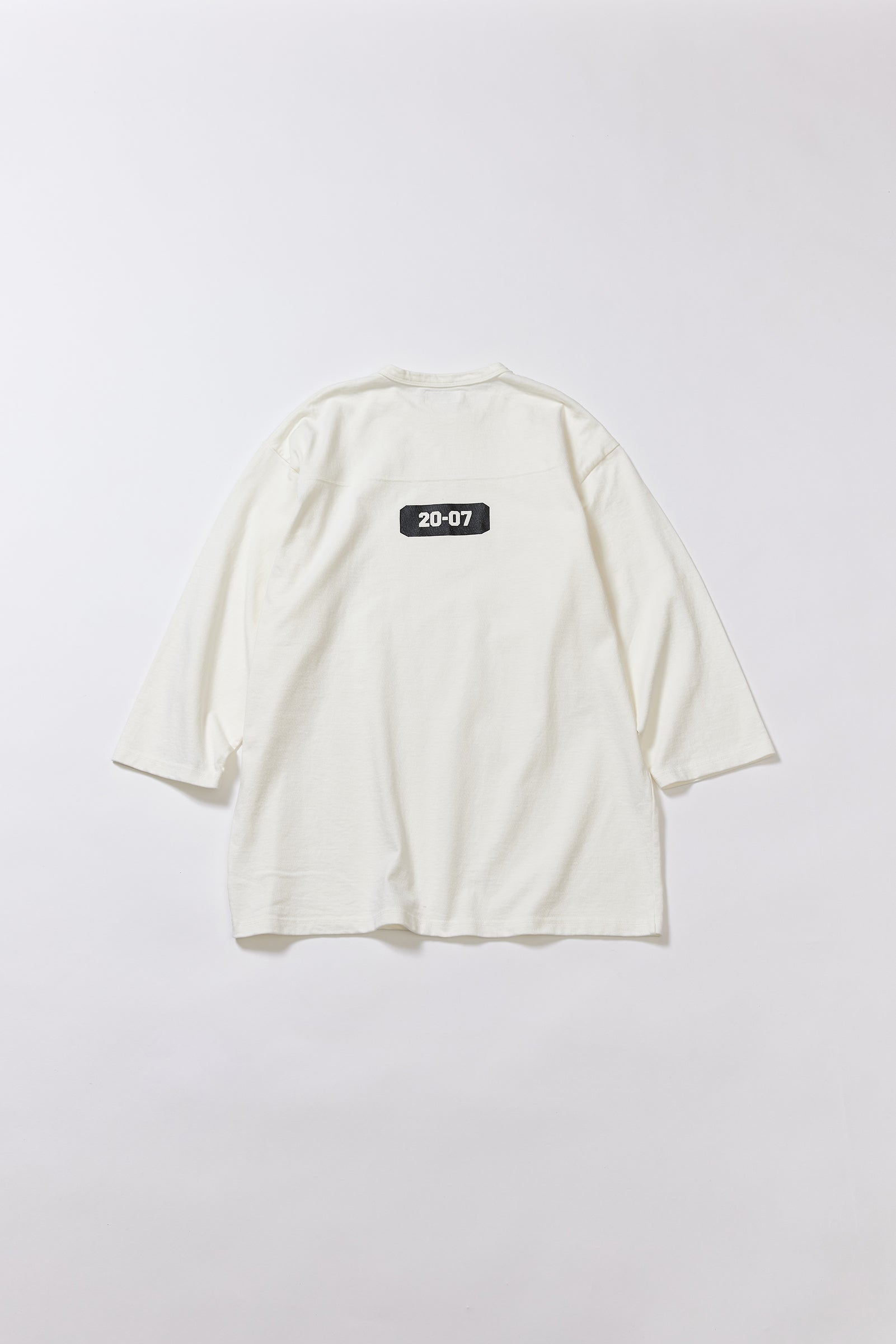 "FRU" フットボール七分袖Tee