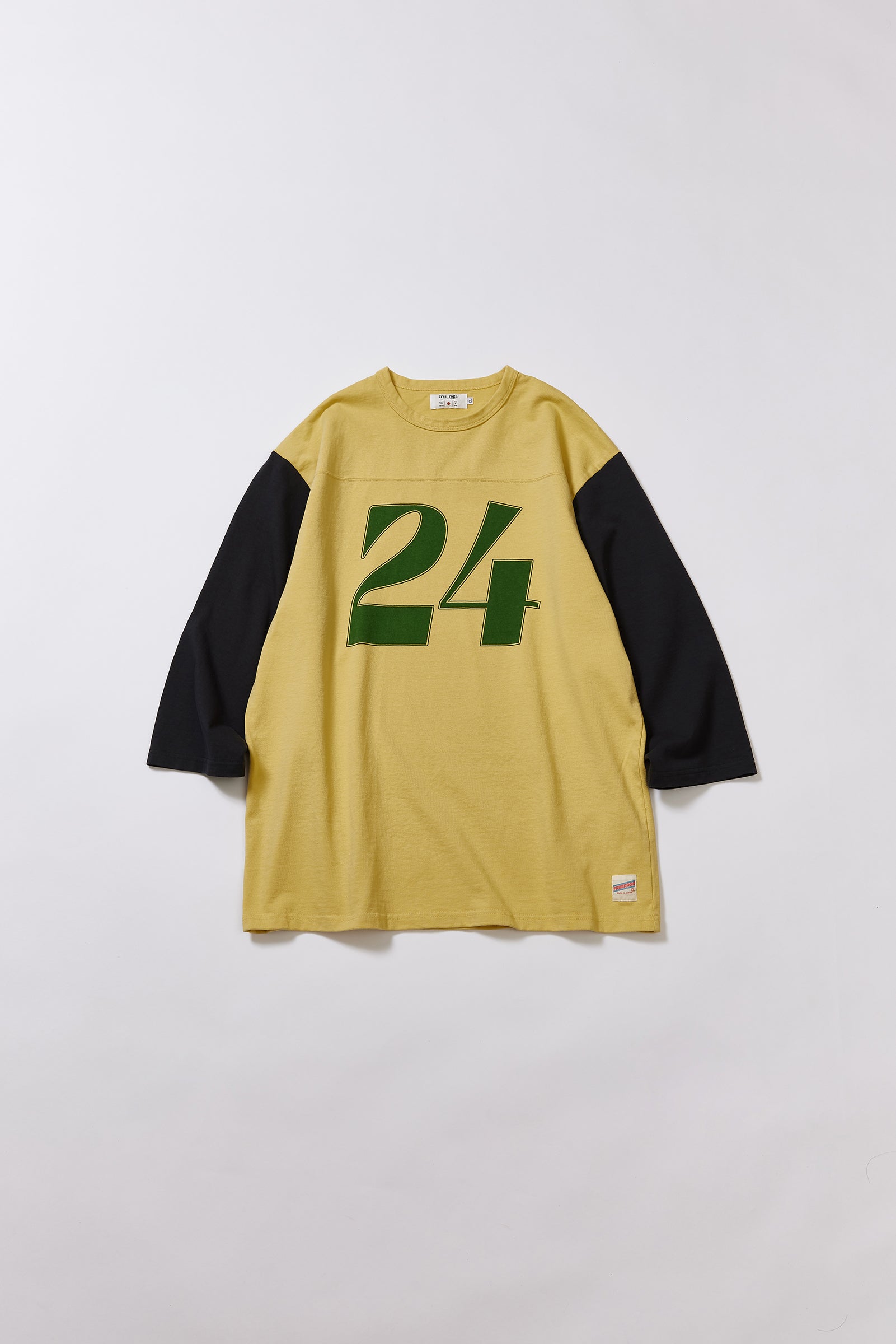 "24" フットボール七分袖Tee