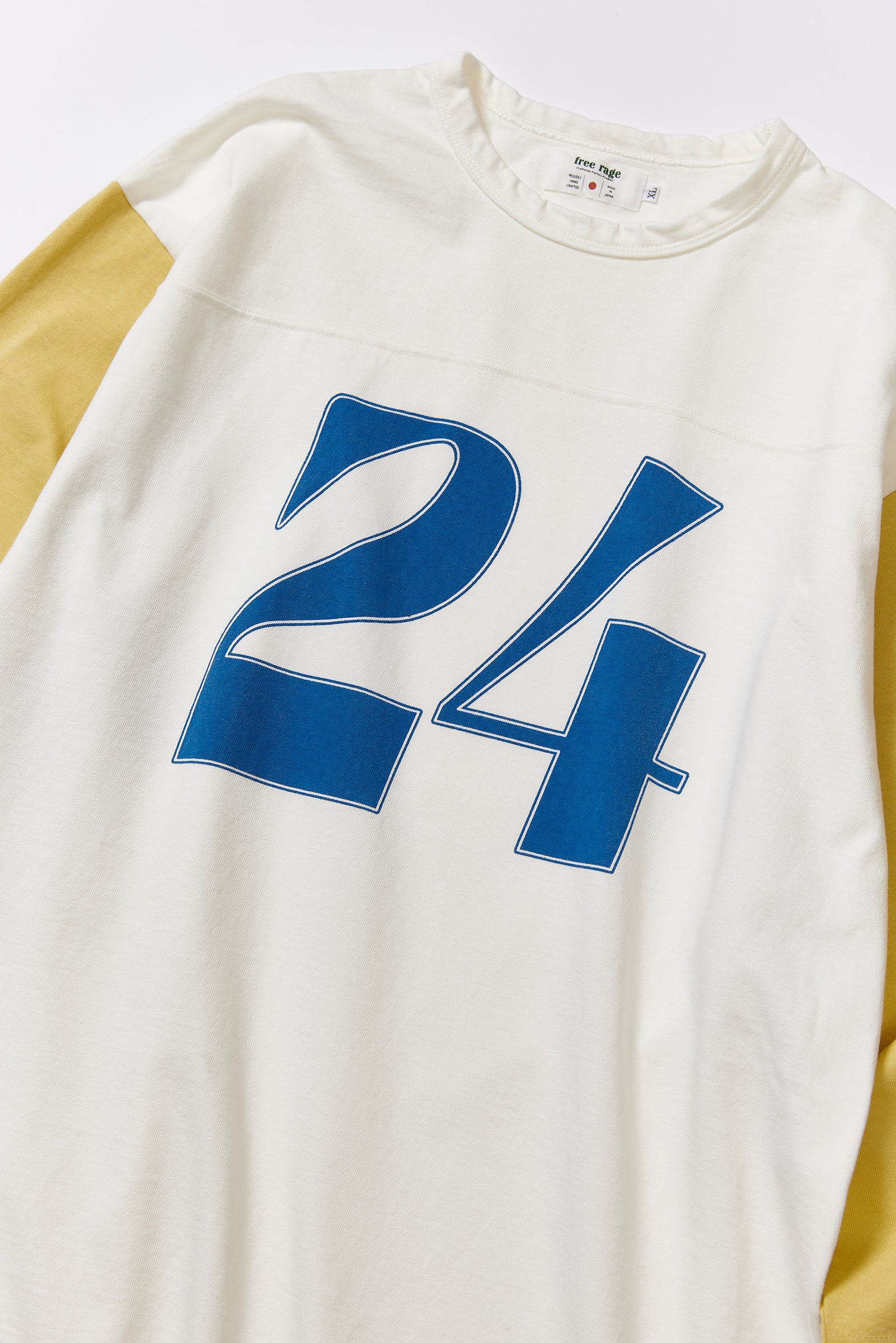 "24" フットボール七分袖Tee