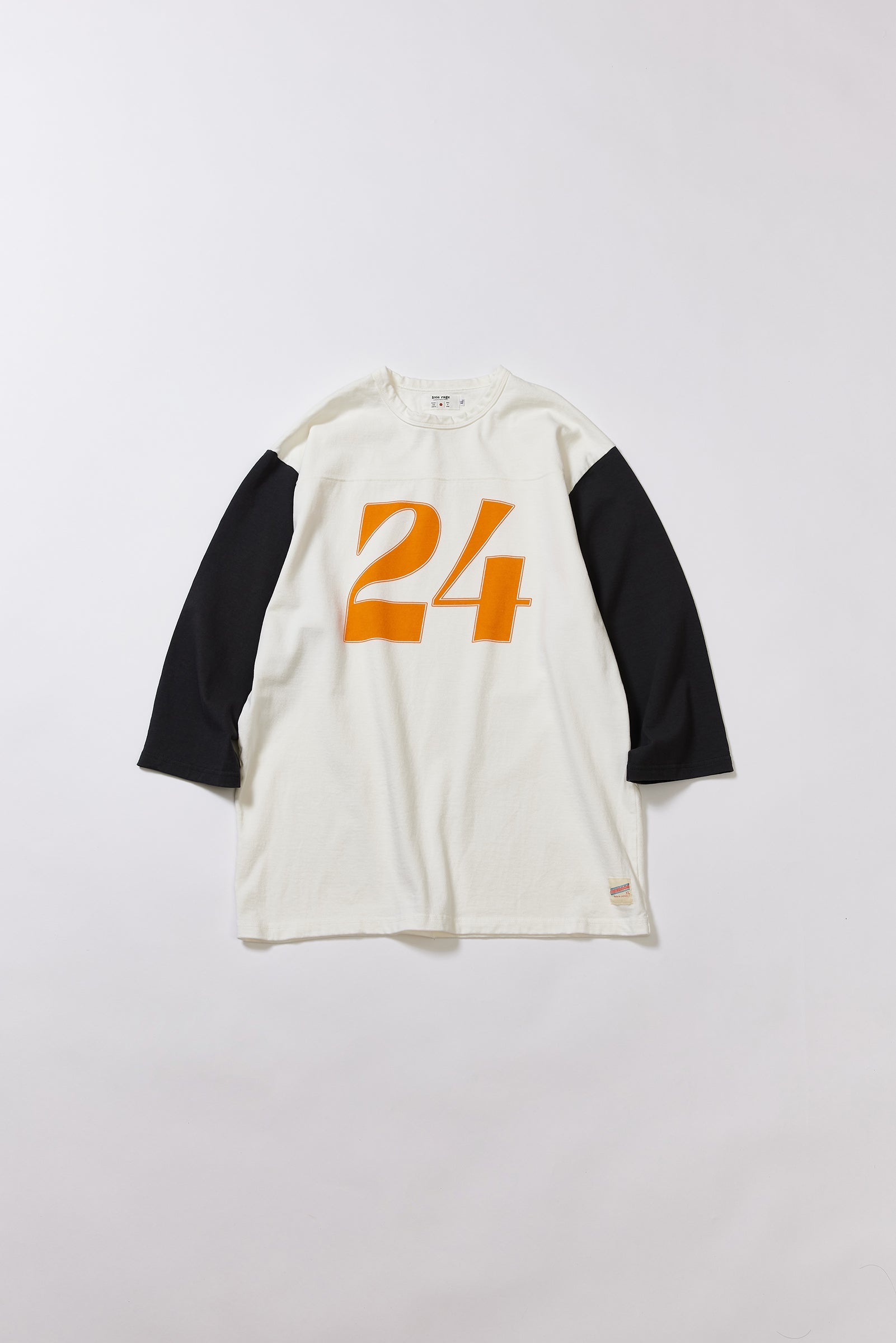 "24" フットボール七分袖Tee
