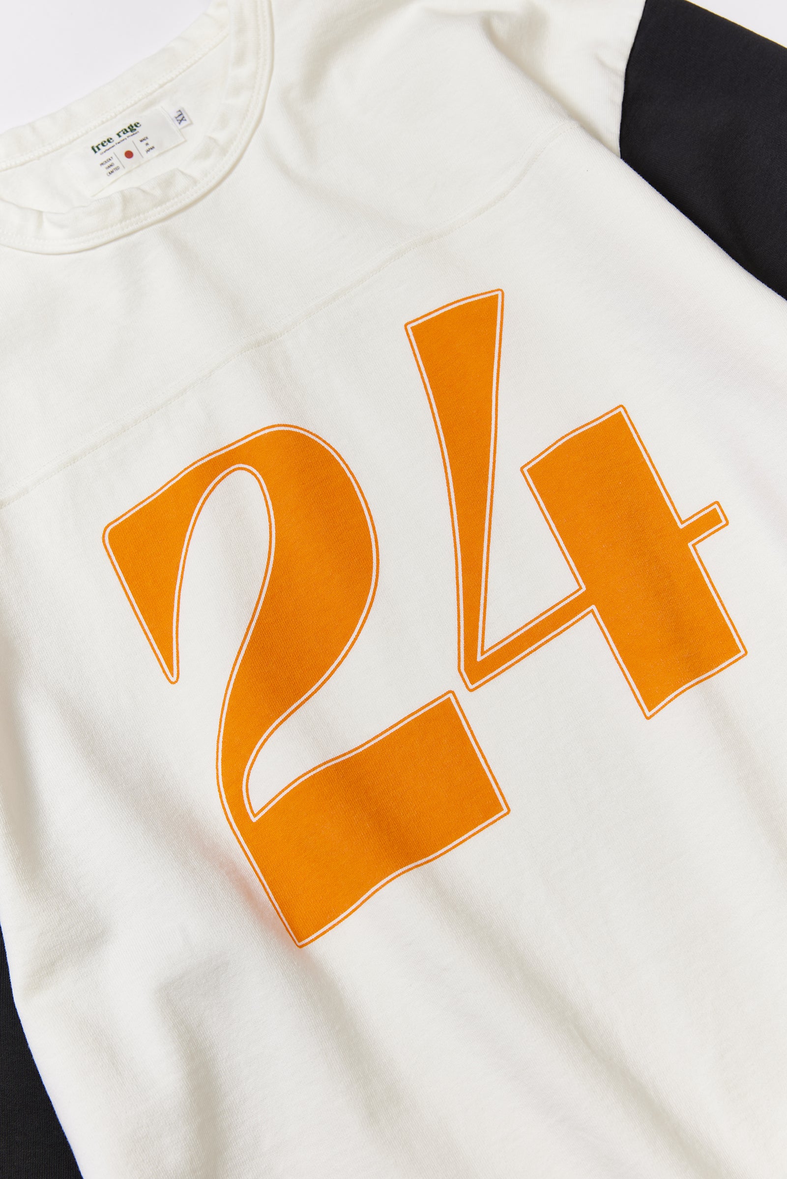 "24" フットボール七分袖Tee