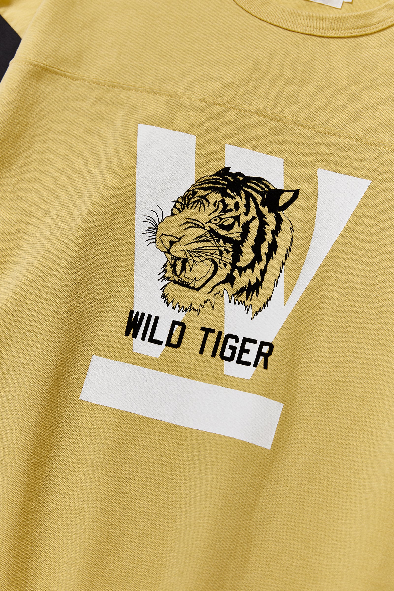 &quot;WILD TIGER&quot; フットボール七分袖Tee