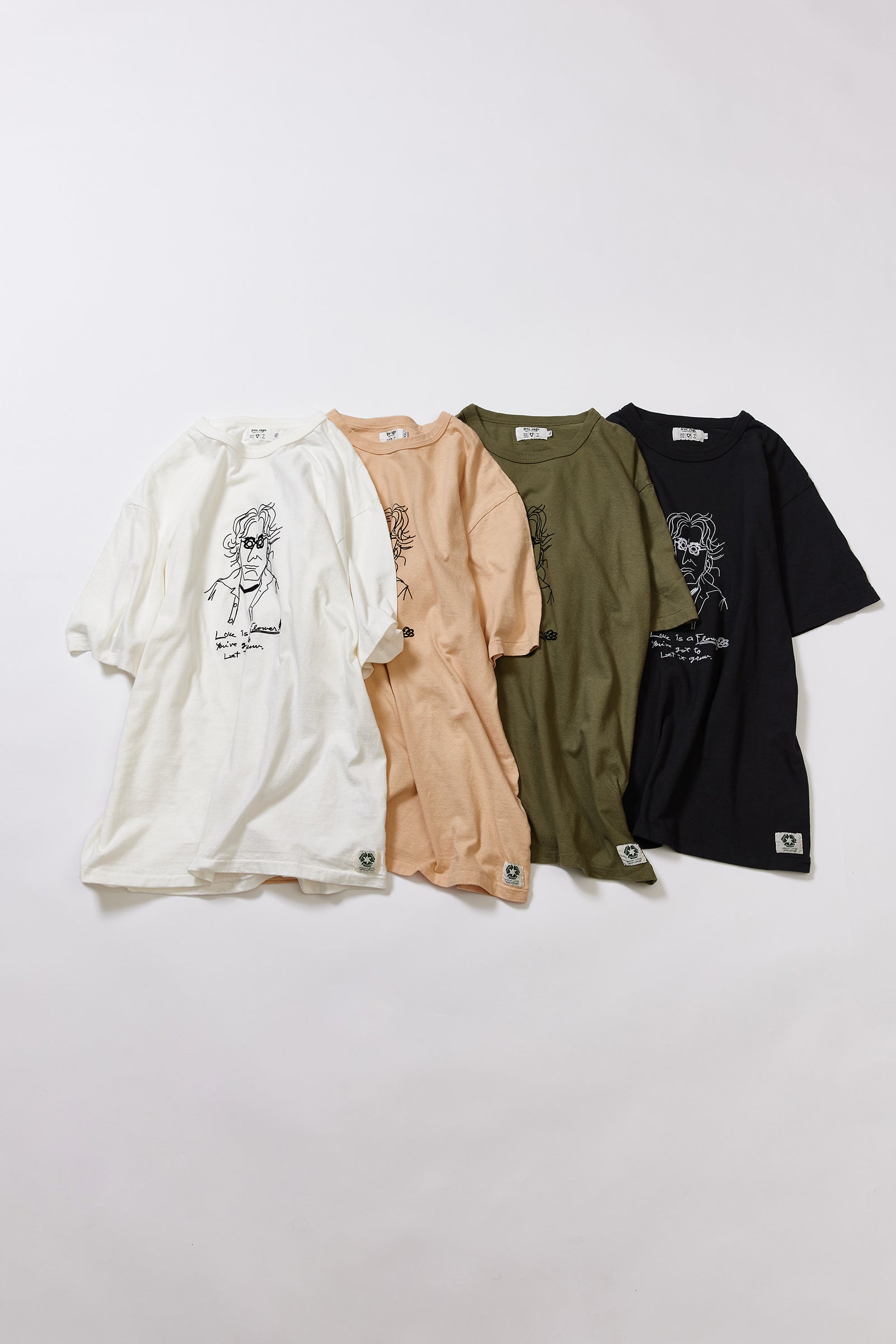 "平和運動家" リサイクルコットンTee
