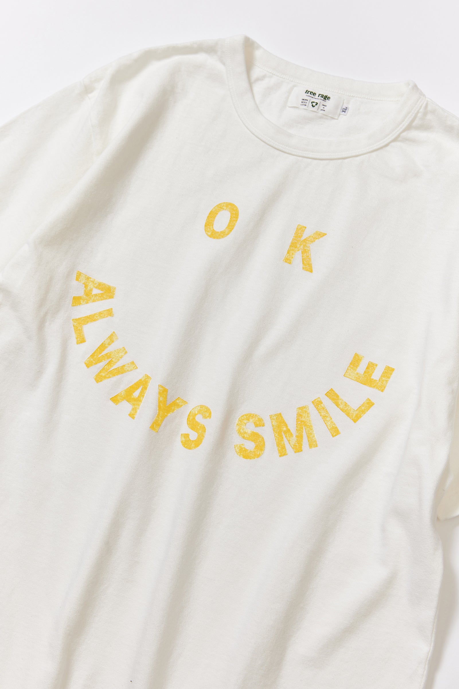 "SMILE" リサイクルコットンTee