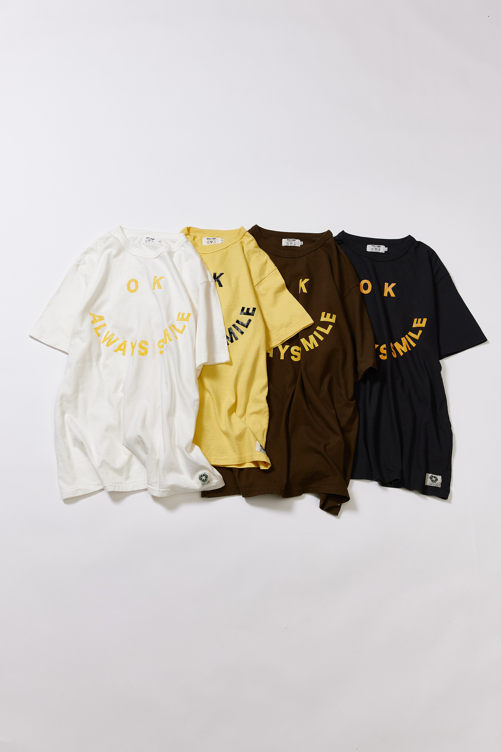 "SMILE" リサイクルコットンTee