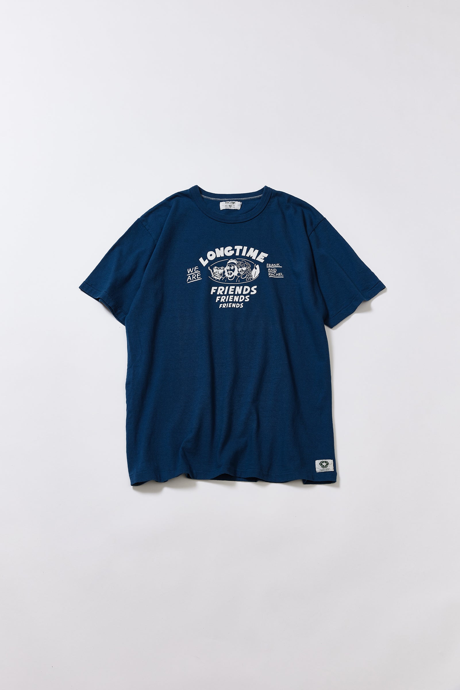 "Long Time Friends" リサイクルコットンTee