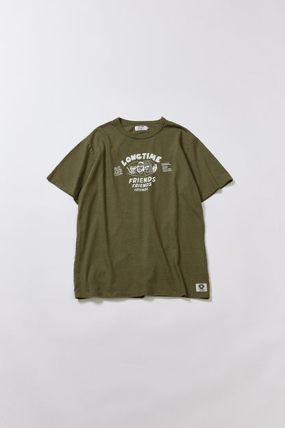 &quot;Long Time Friends&quot; リサイクルコットンTee