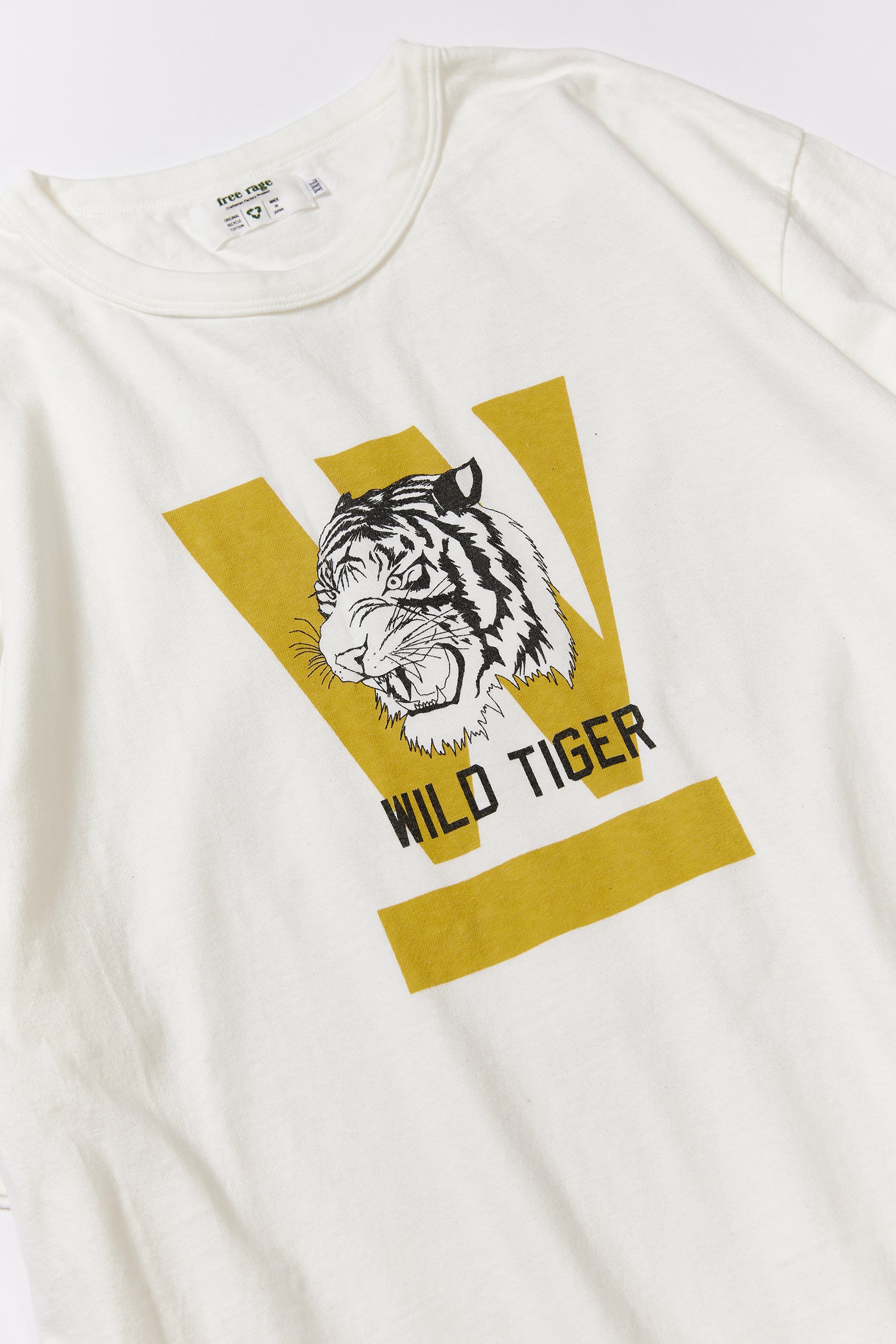 "WILD TIGER" リサイクルコットンTee