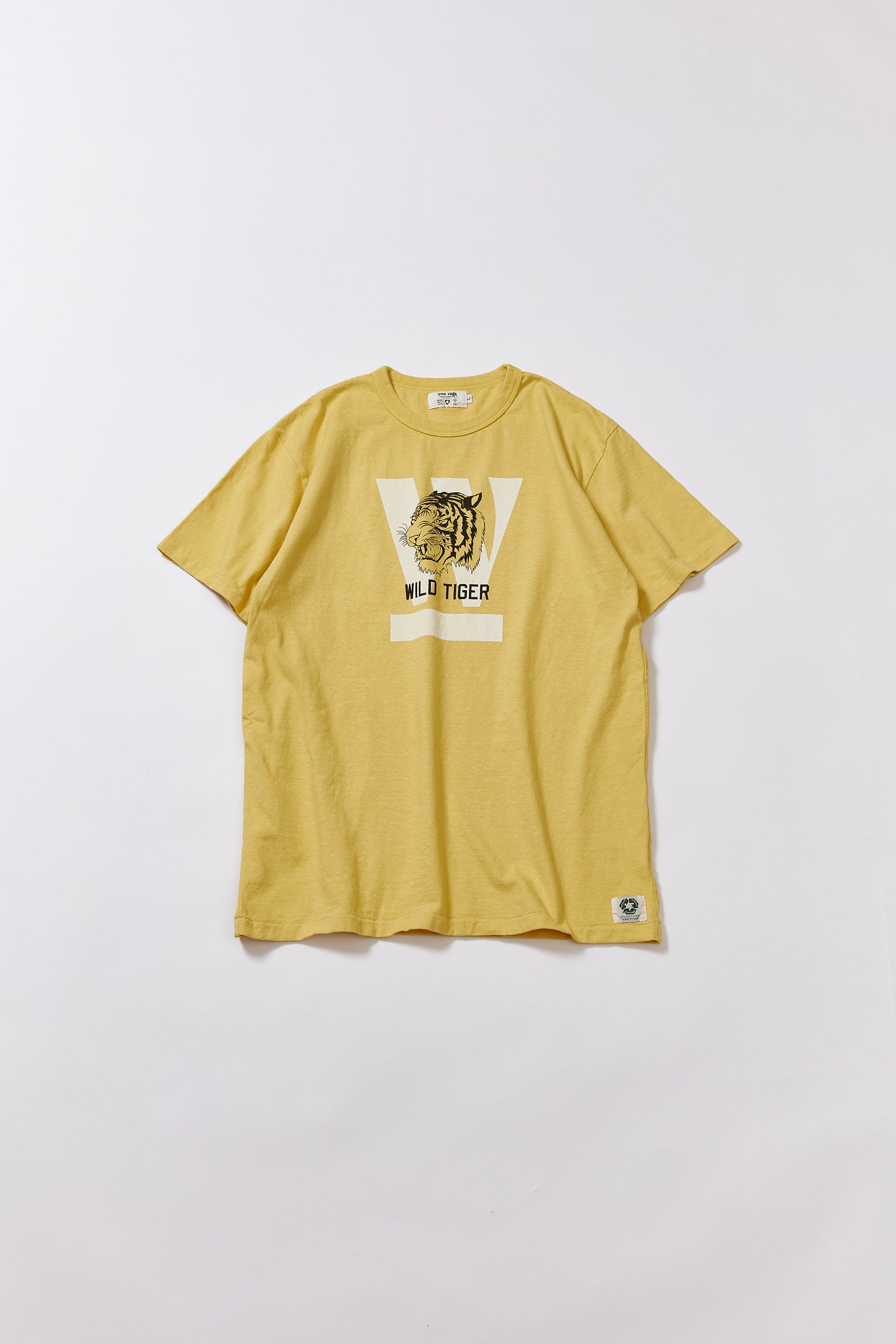 "WILD TIGER" リサイクルコットンTee