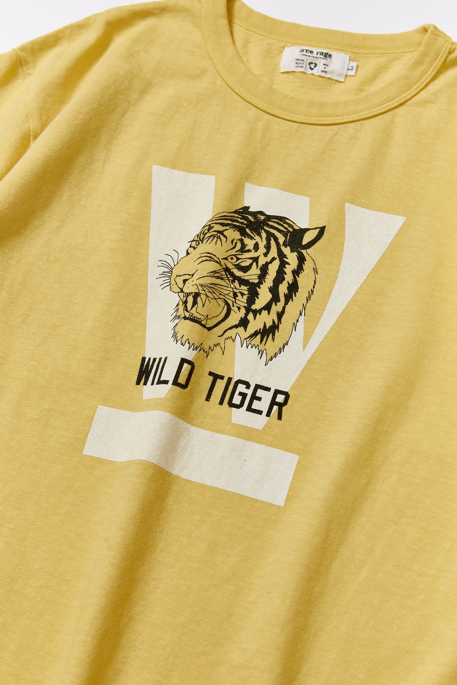 "WILD TIGER" リサイクルコットンTee