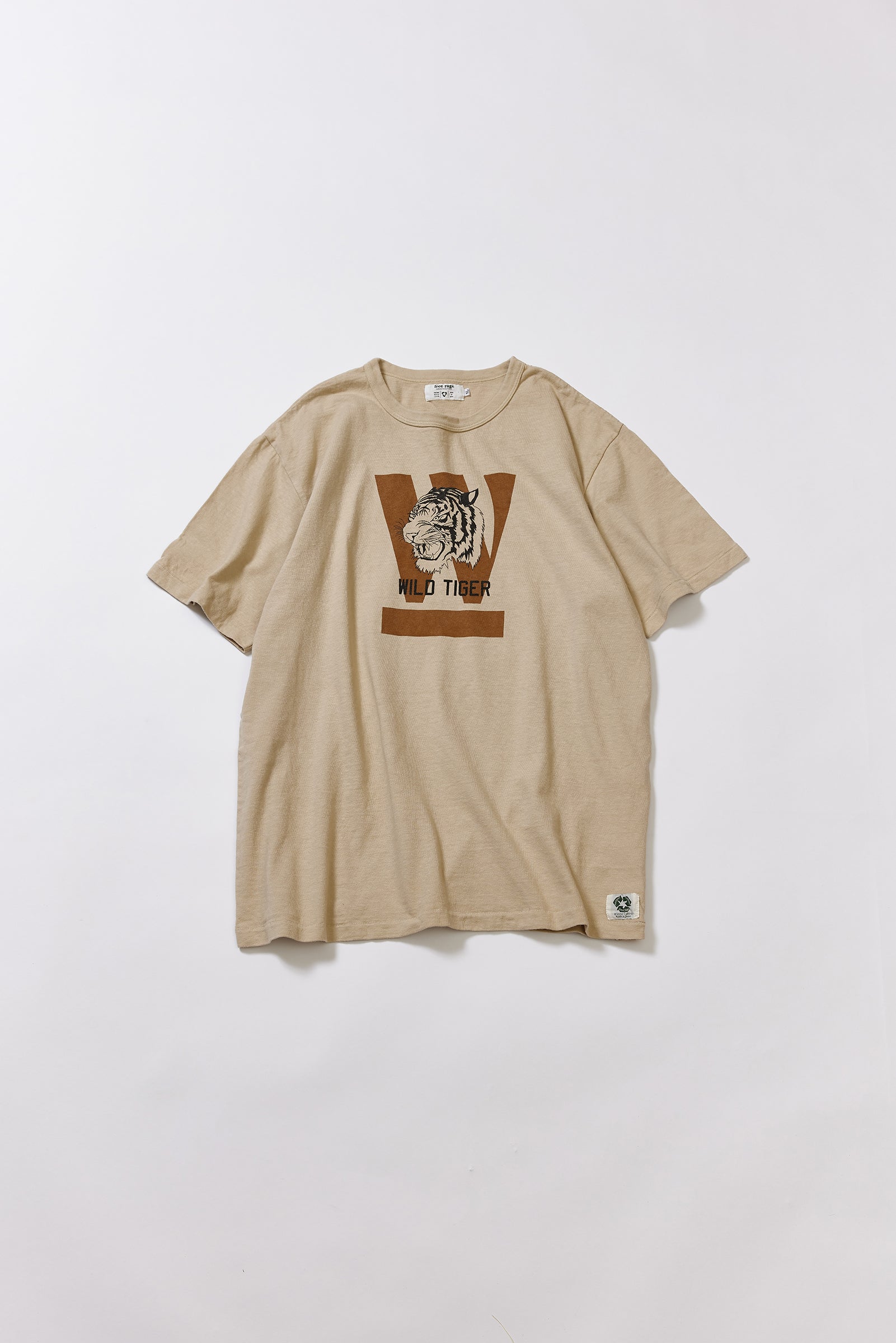"WILD TIGER" リサイクルコットンTee
