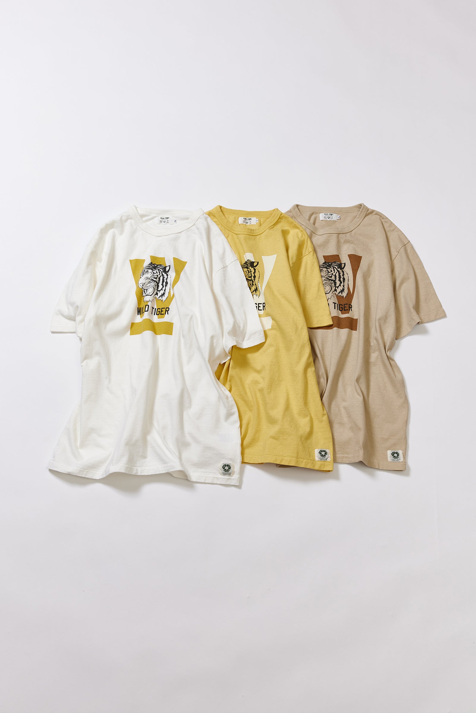 "WILD TIGER" リサイクルコットンTee