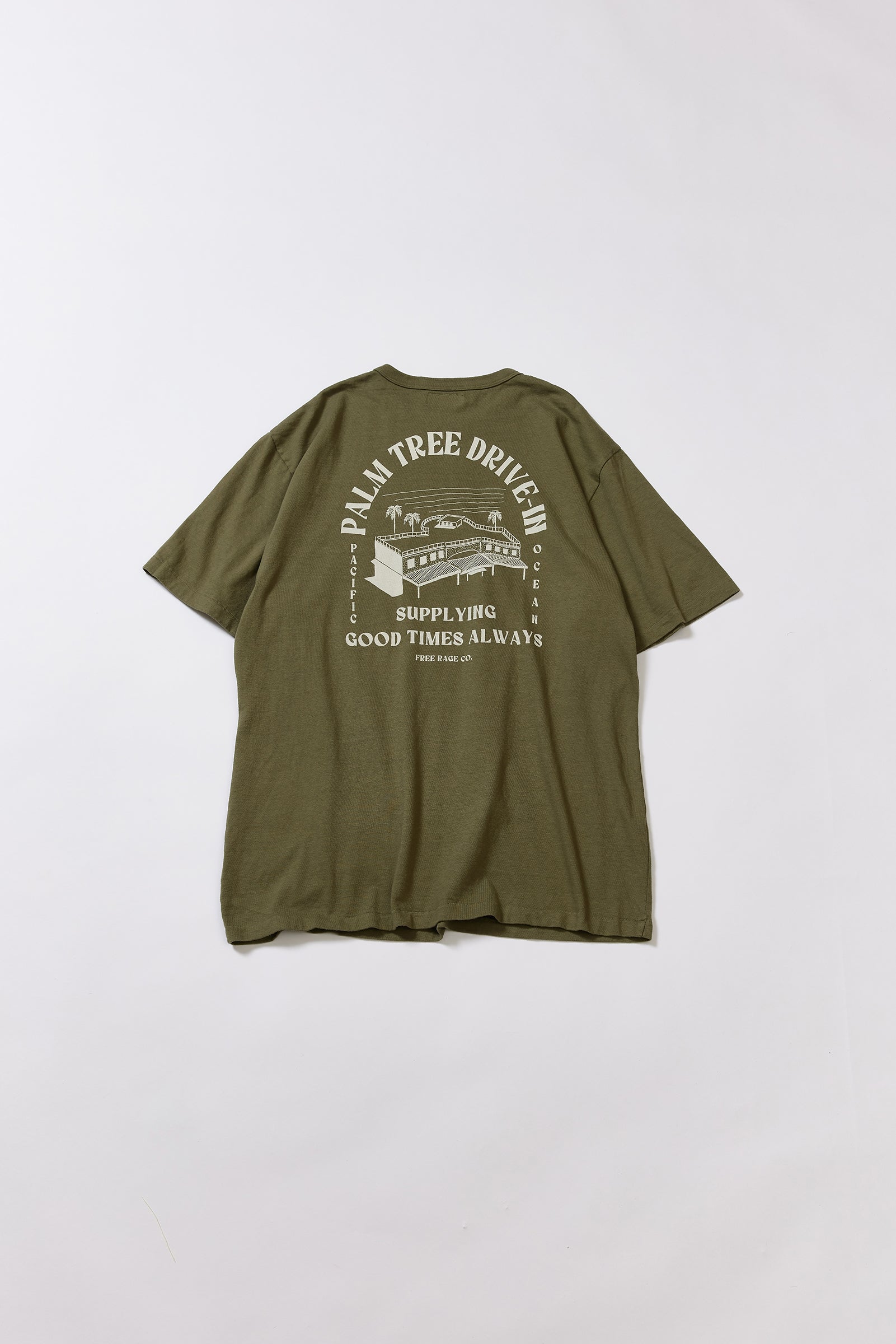 "DRIVE-IN" リサイクルコットンTee