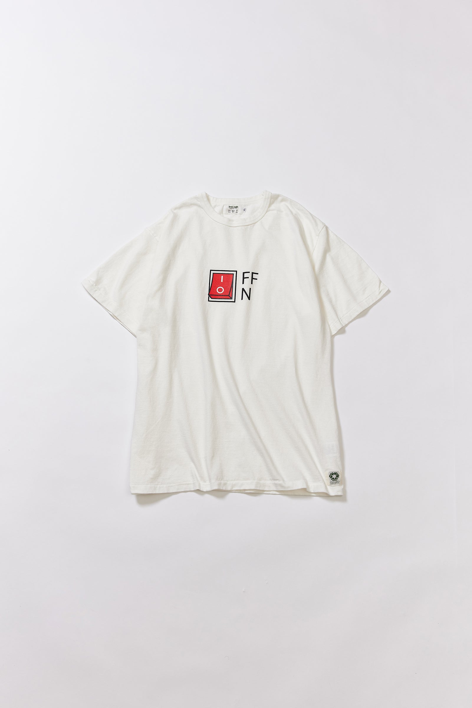 &quot;ON or OFF&quot; リサイクルコットンTee