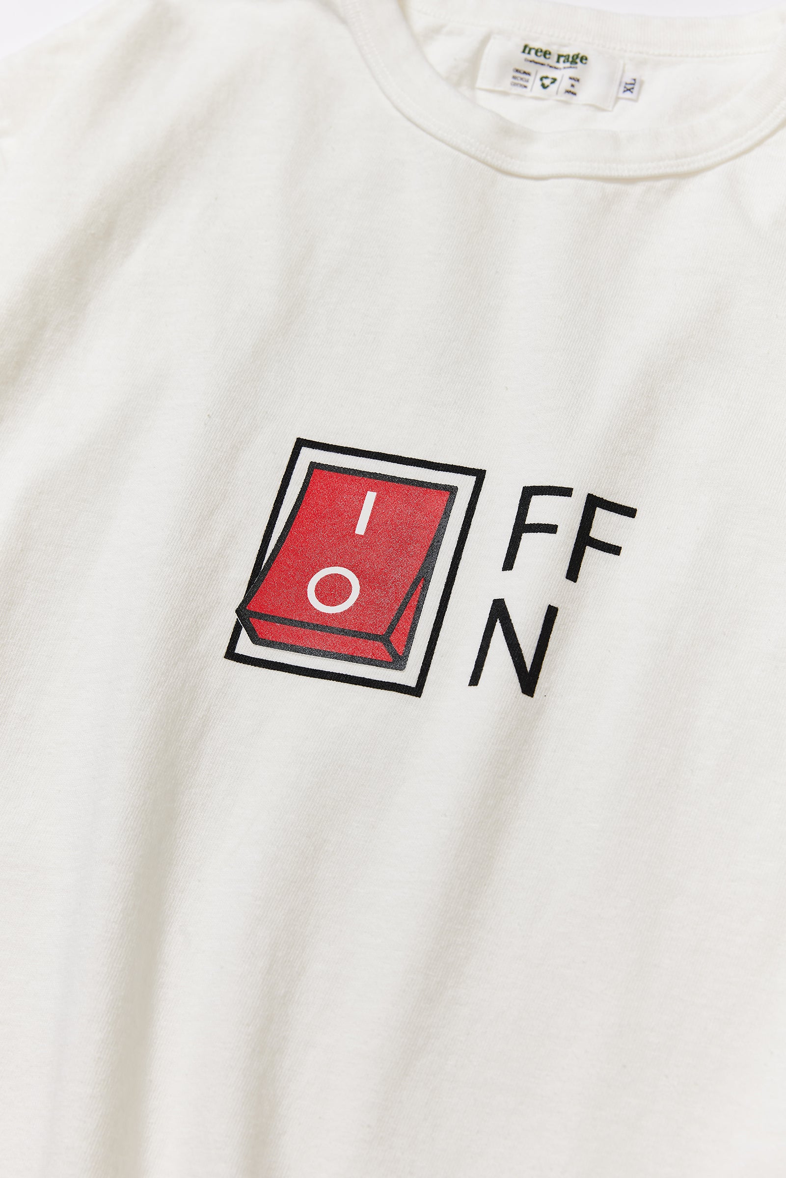 &quot;ON or OFF&quot; リサイクルコットンTee