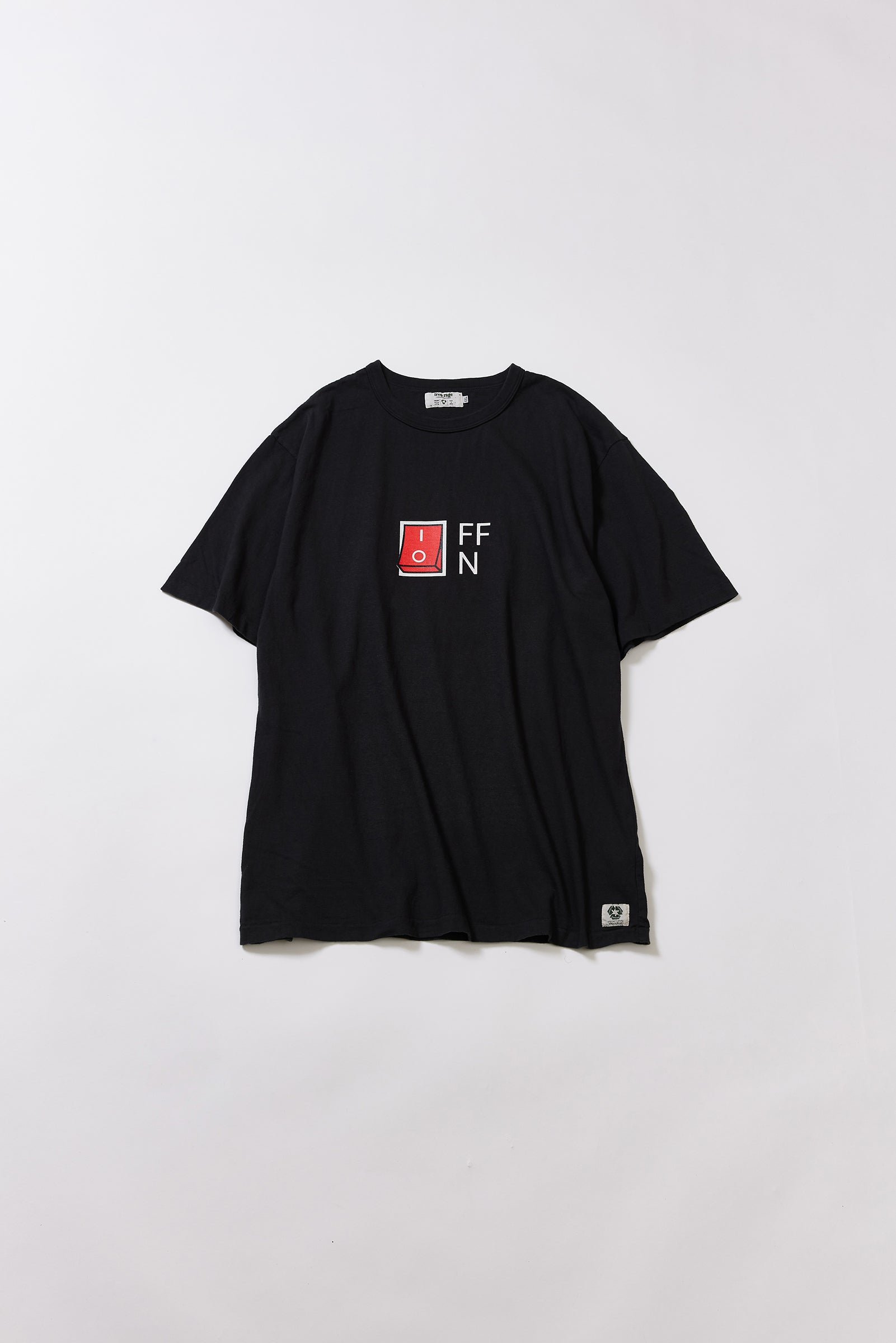 "ON or OFF" リサイクルコットンTee