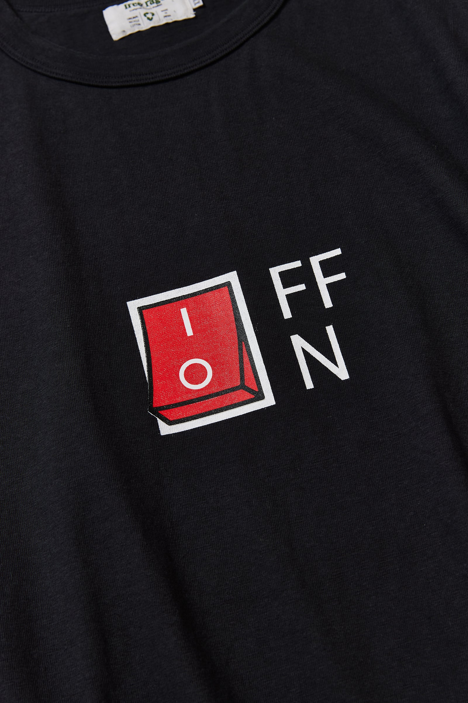 &quot;ON or OFF&quot; リサイクルコットンTee