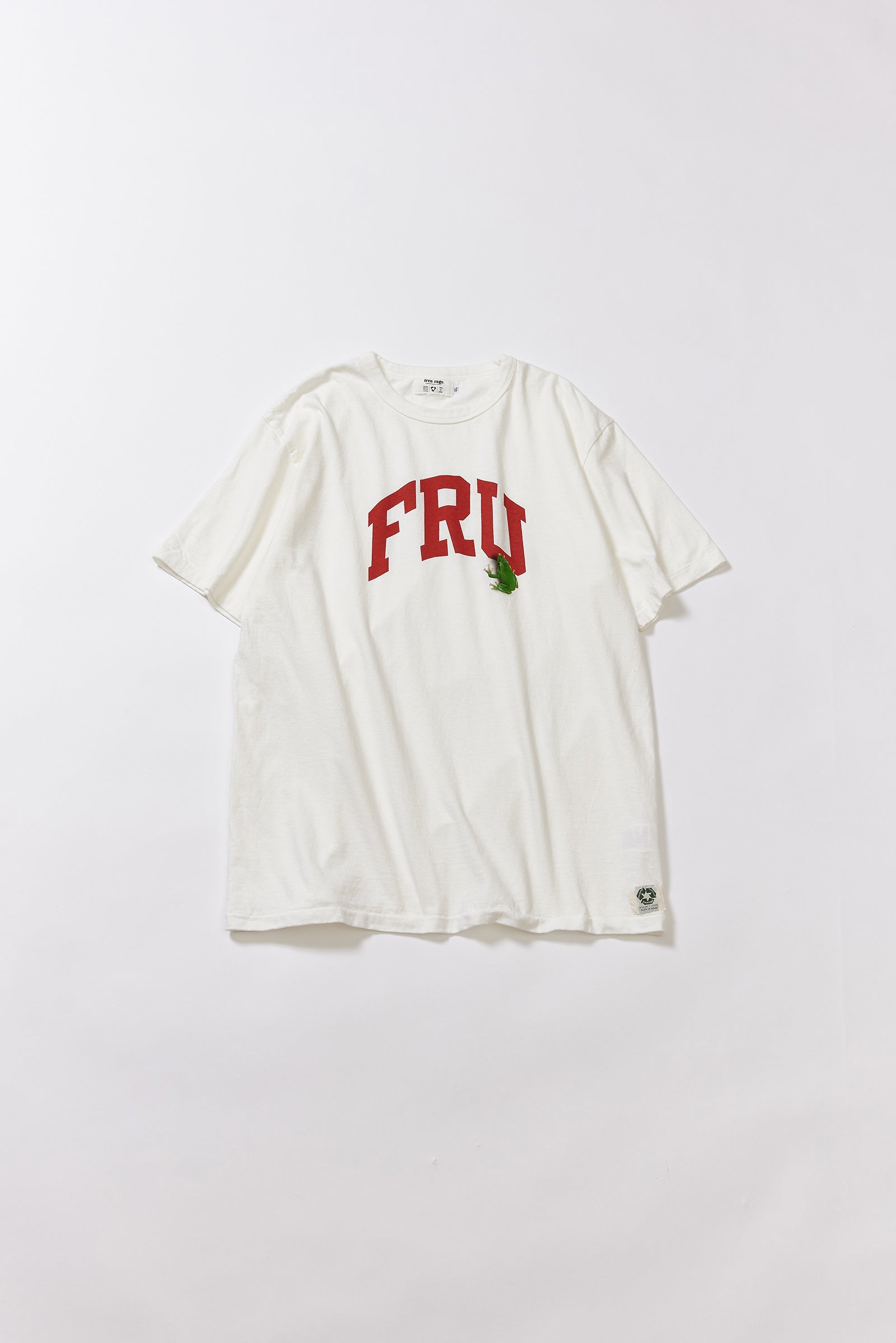 "アオガエル" 職人Tee -FRU Logo ver,-