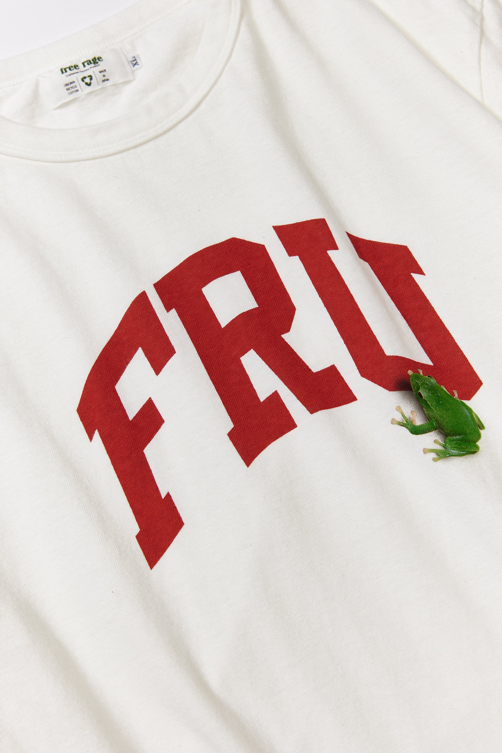 "アオガエル" 職人Tee -FRU Logo ver,-