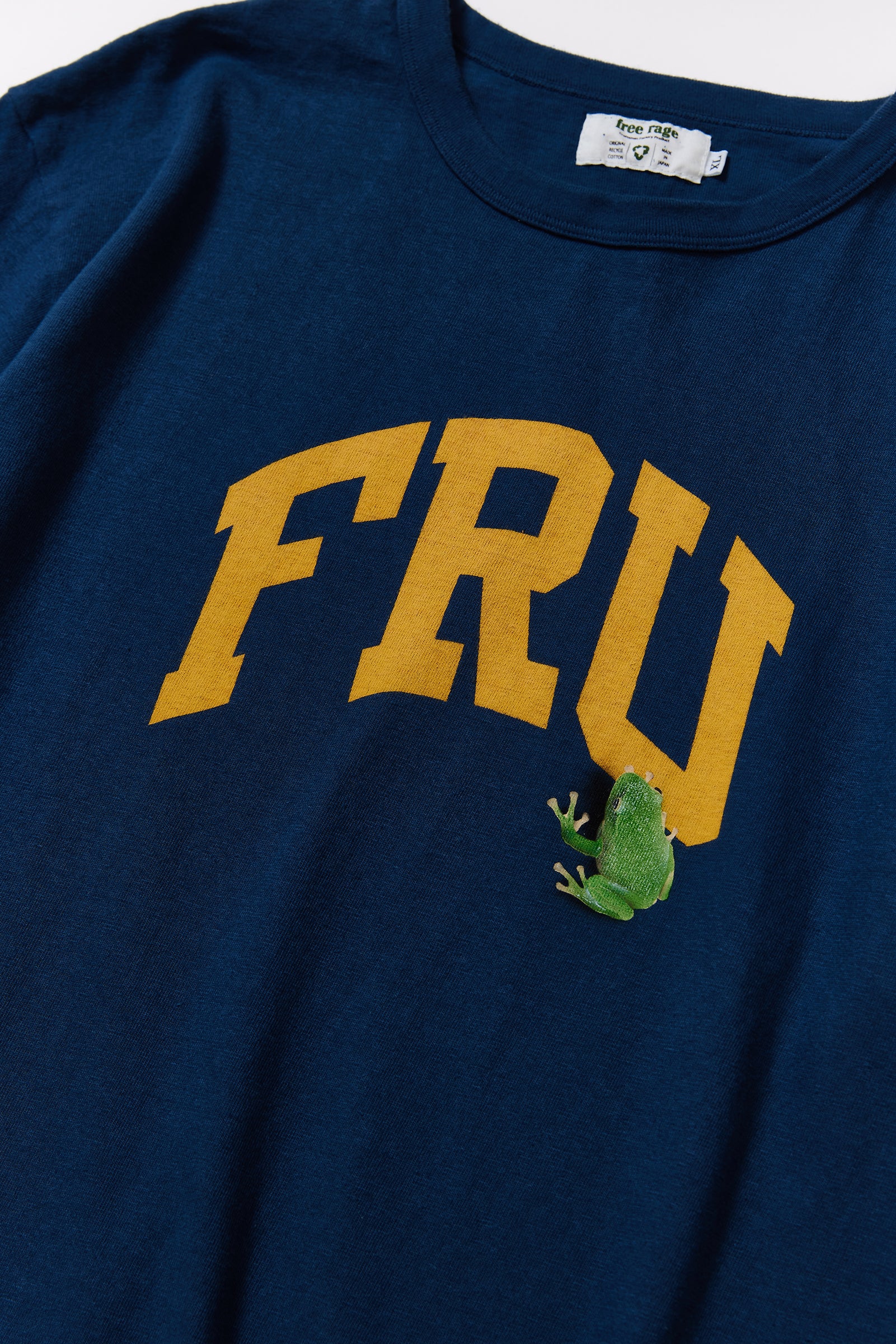 "アオガエル" 職人Tee -FRU Logo ver,-