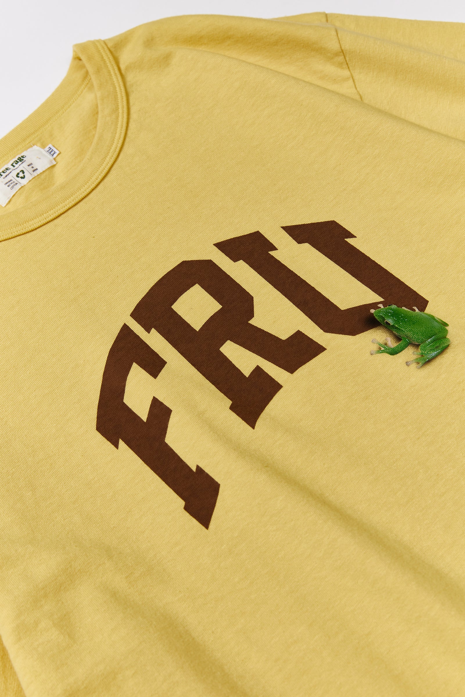 "アオガエル" 職人Tee -FRU Logo ver,-