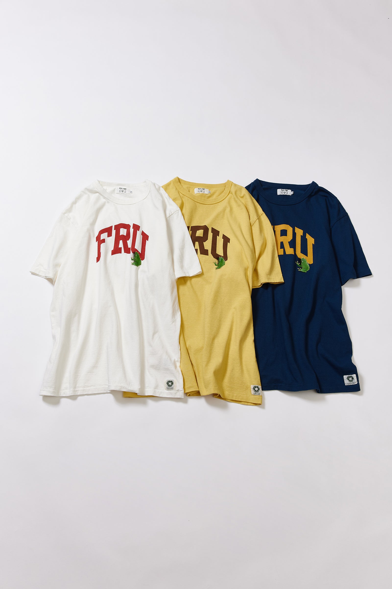 "アオガエル" 職人Tee -FRU Logo ver,-