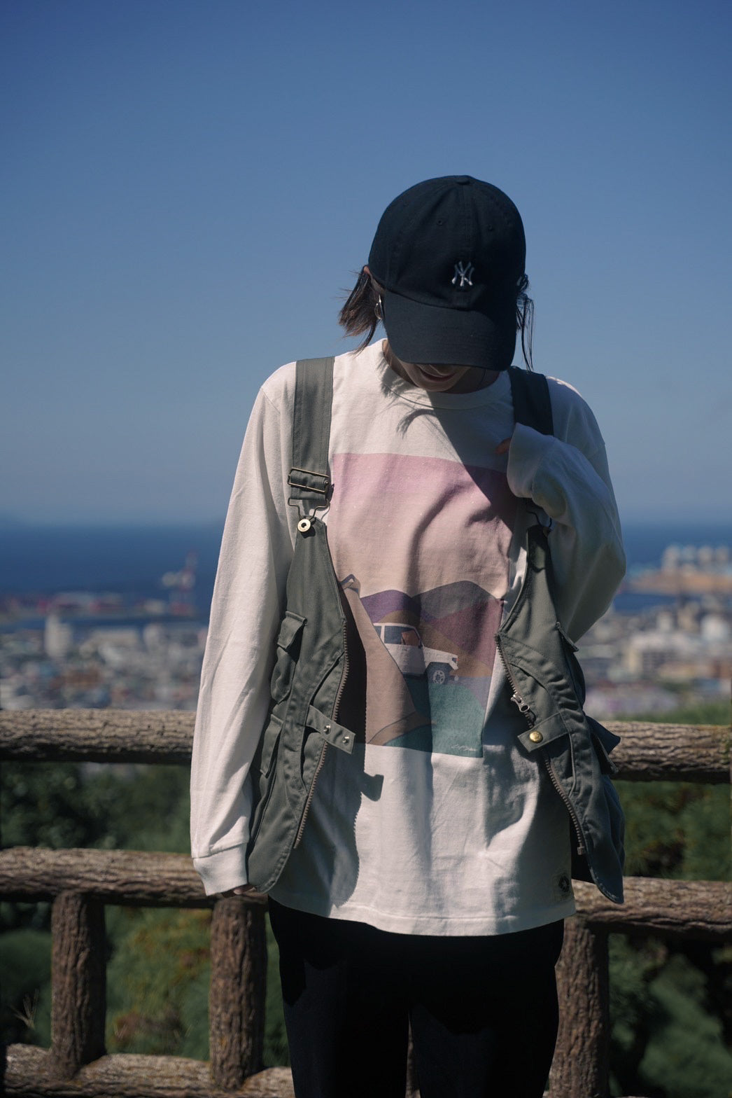 【予約商品】"Have a Good Journey" リサイクルコットンTee (長袖)