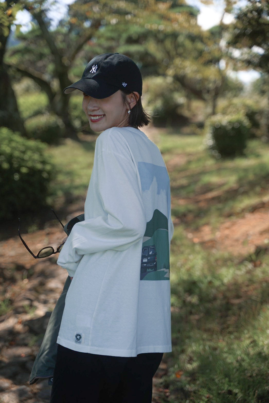 【予約商品】"Have a Good Journey" リサイクルコットンTee (長袖)