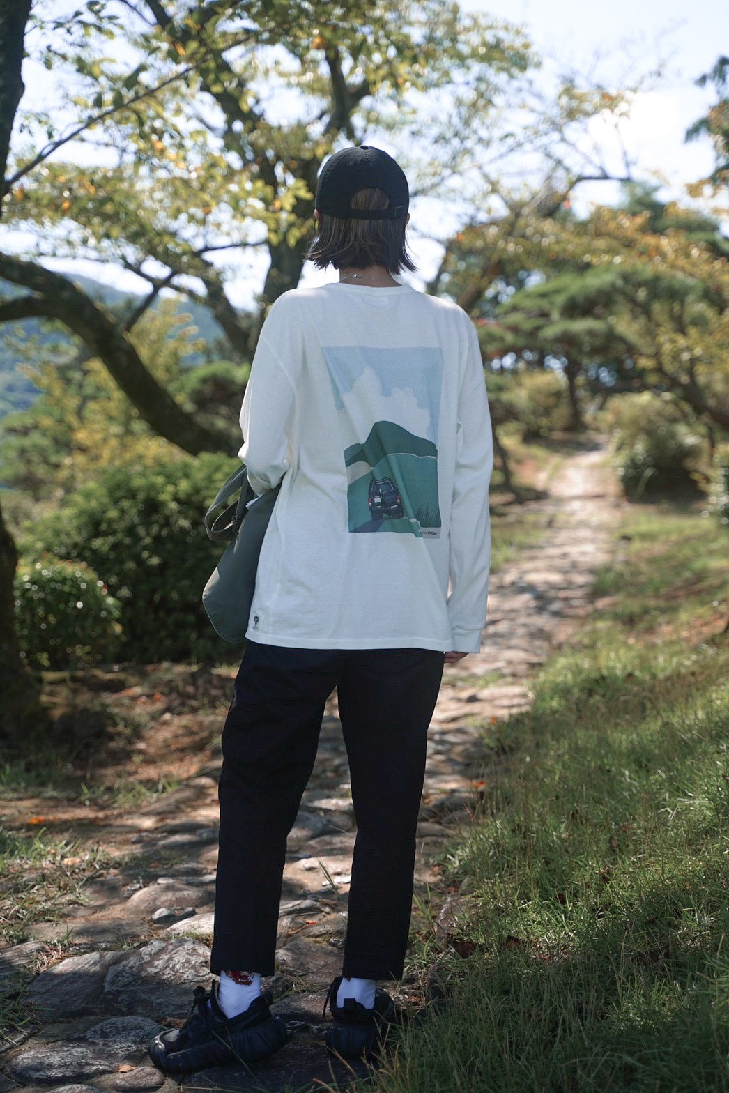 【予約商品】&quot;Have a Good Journey&quot; リサイクルコットンTee (長袖)