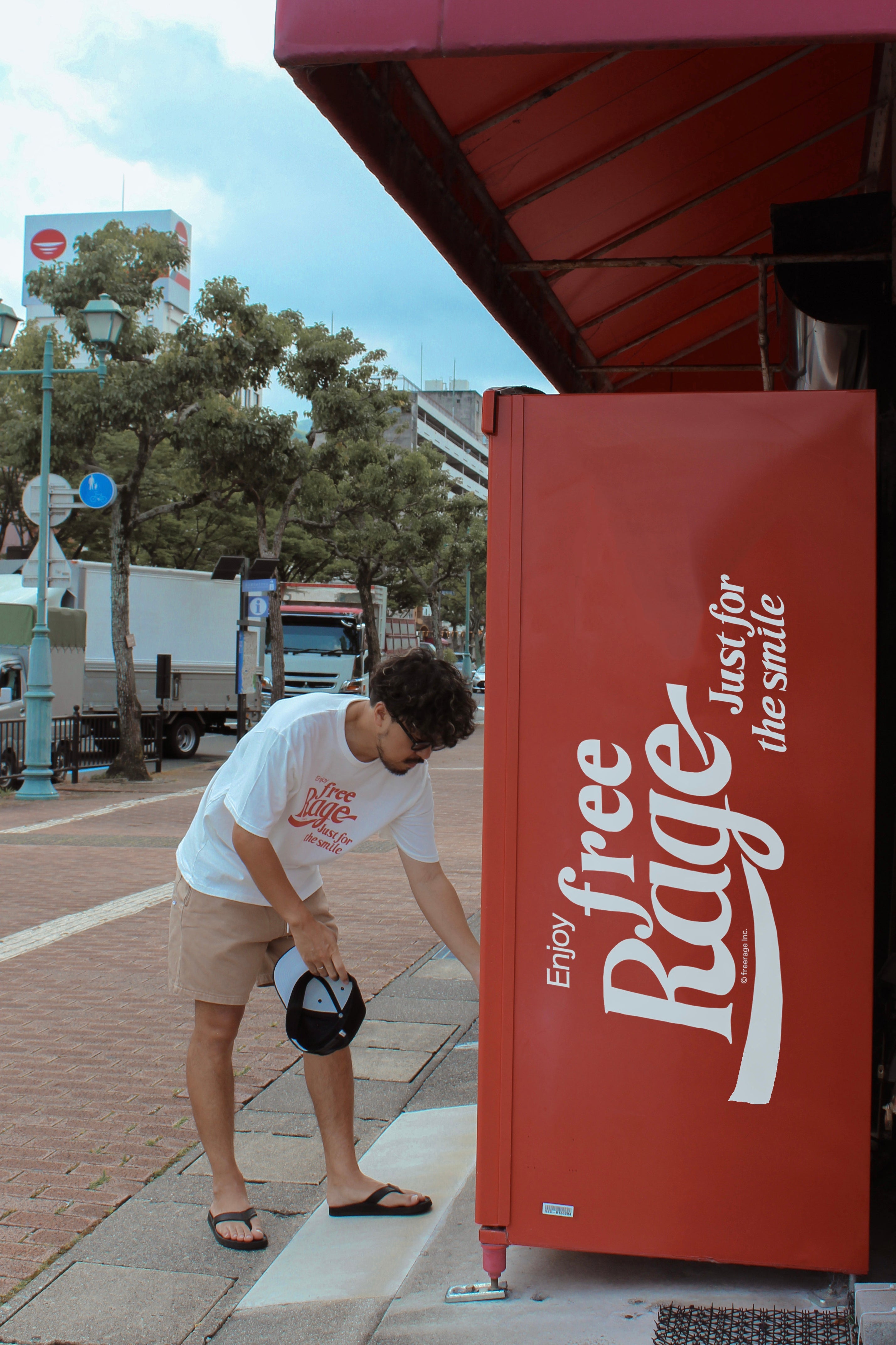 "Enjoy" リサイクルコットンTee