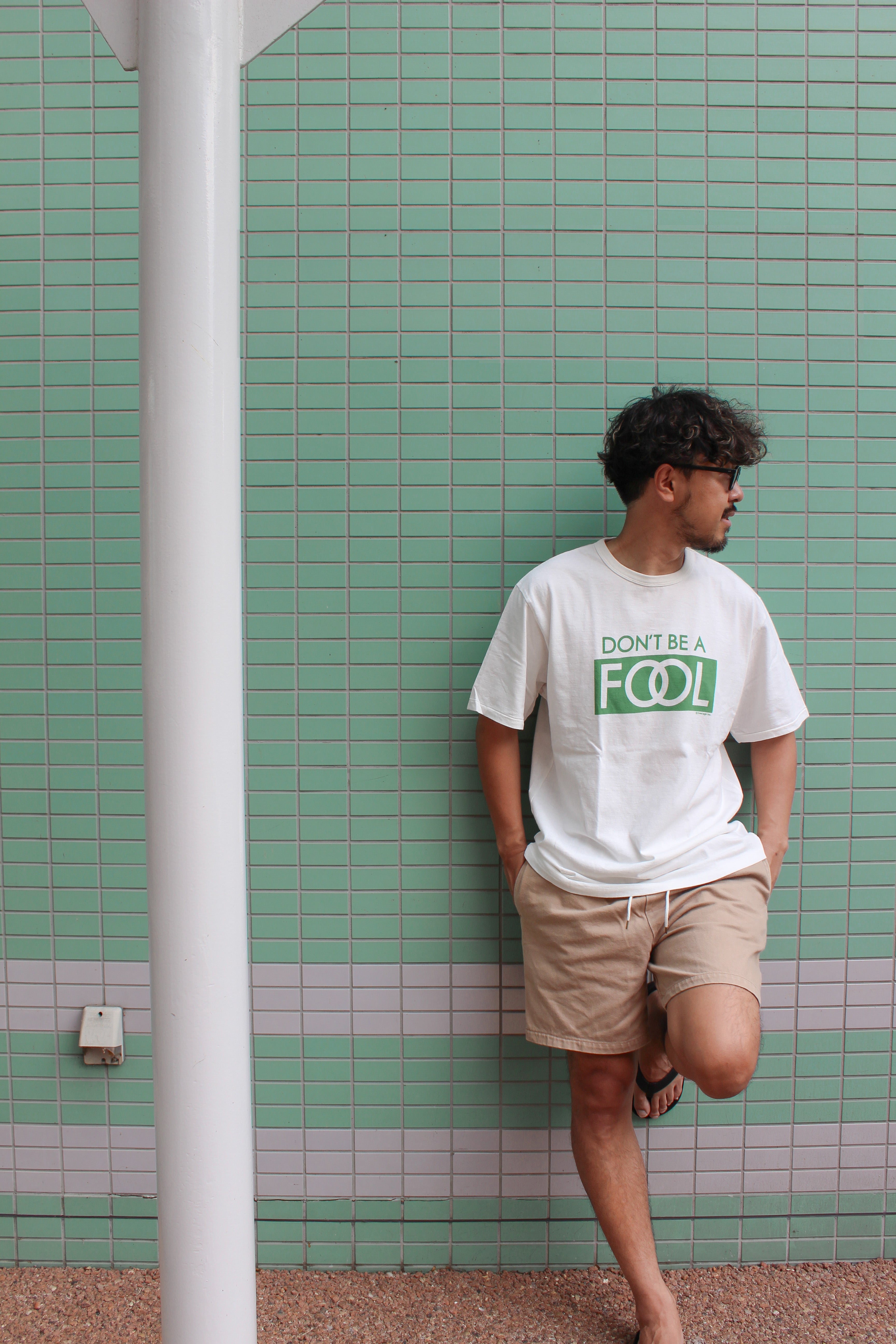 "FOOL" リサイクルコットンTee