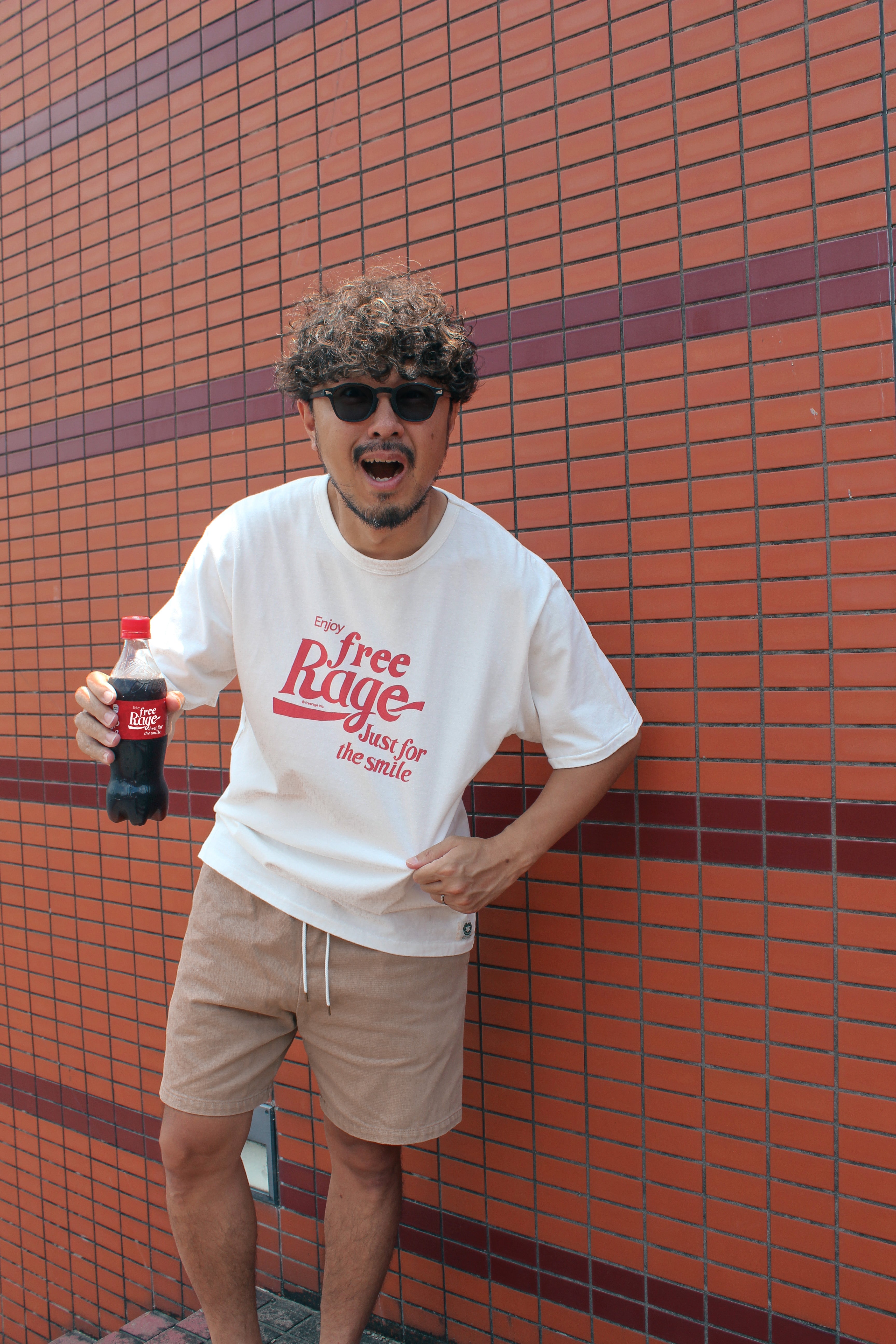 "Enjoy" リサイクルコットンTee